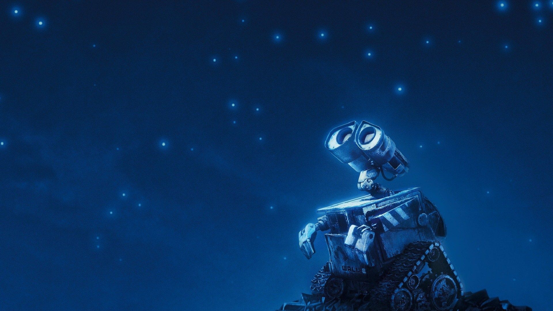 Wall-E robot sotto le stelle, 1920x1080 Full HD, PC Desktop