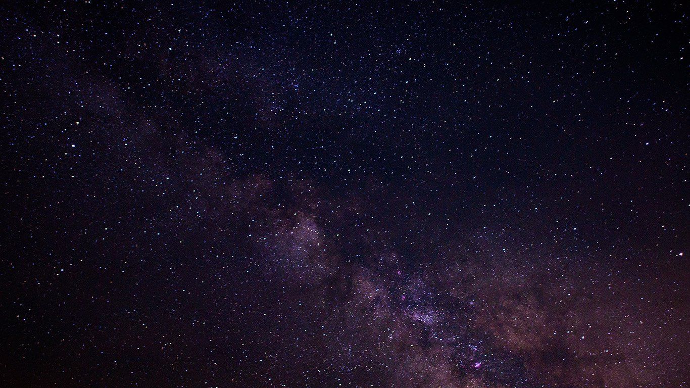 Cielo stellato notturno, Via Lattea, 1366x768 HD, Desktop