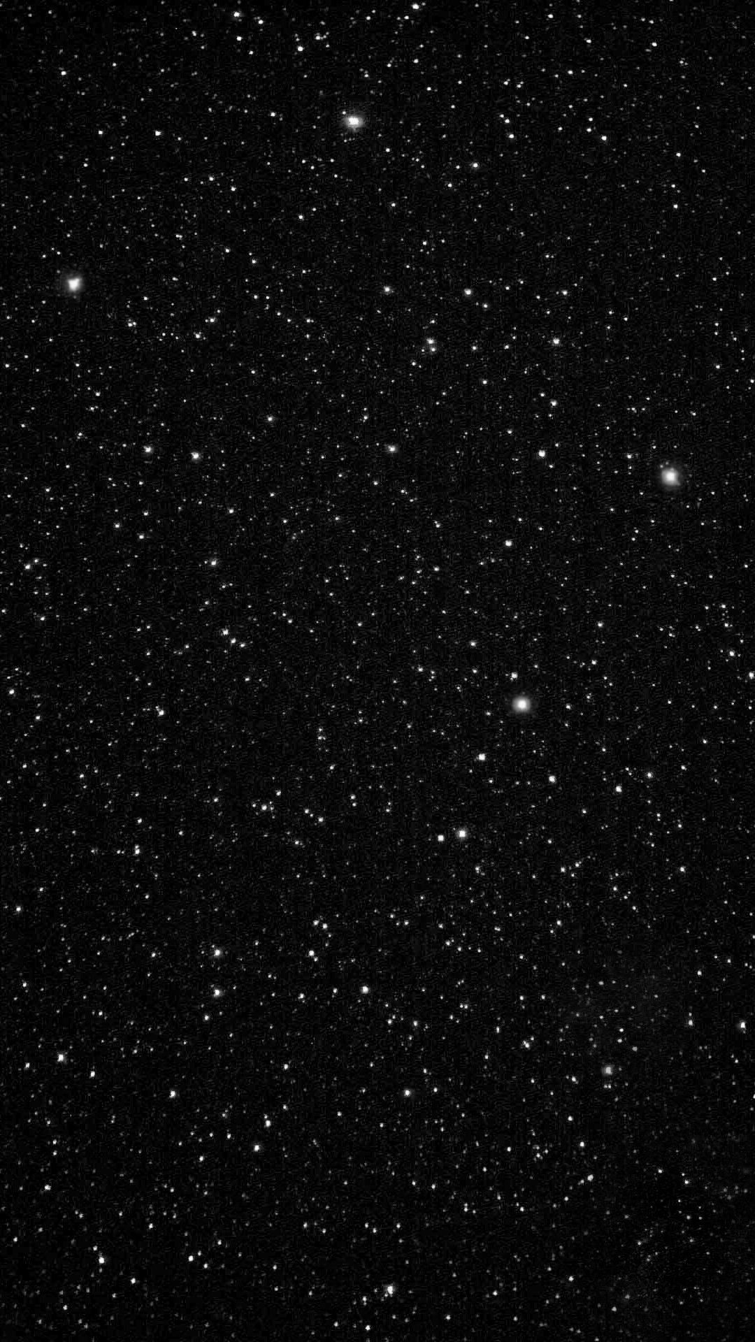 Stelle bianche cielo nero, 1080x1920 Verticale, iPhone