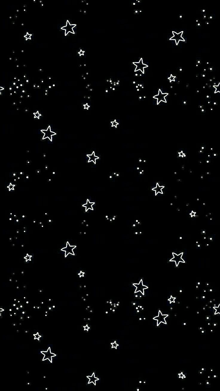 Cielo stellato notturno nero, 1080x1920 Full HD Verticale, iPhone Pro