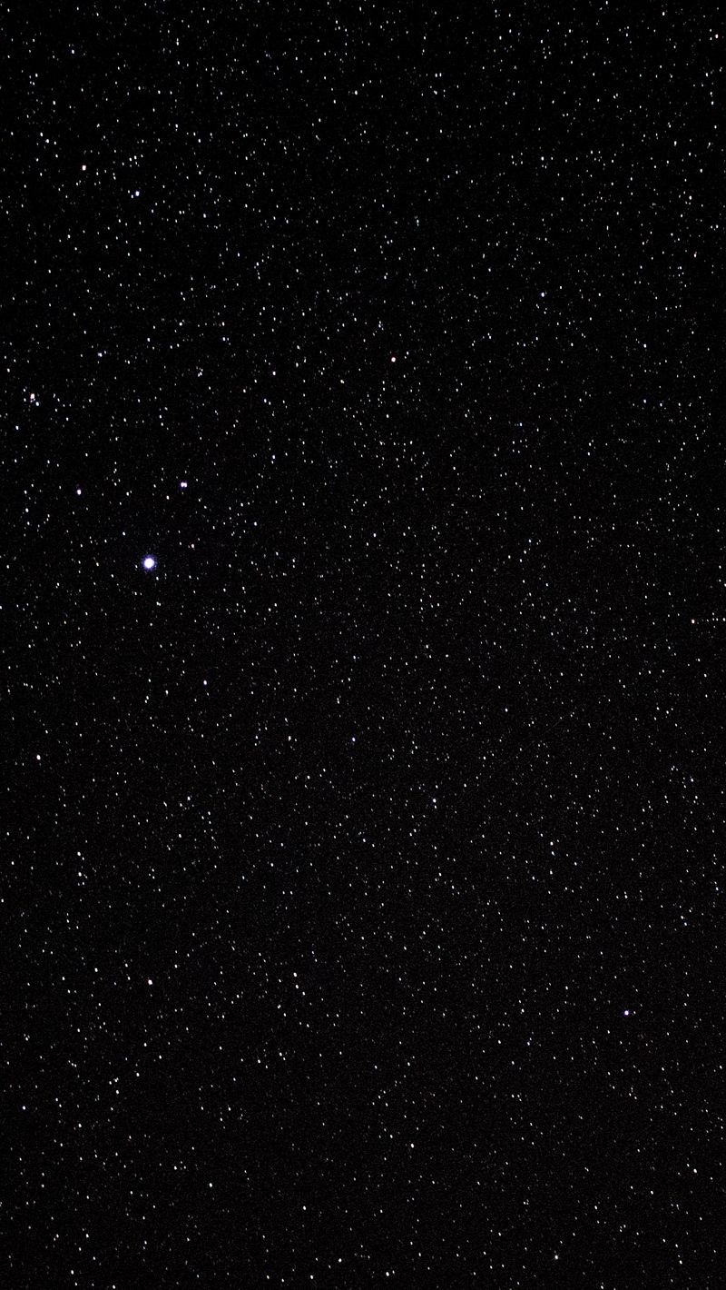 Stelle bianche sfondo nero, 736x1308 Verticale, iPhone Air
