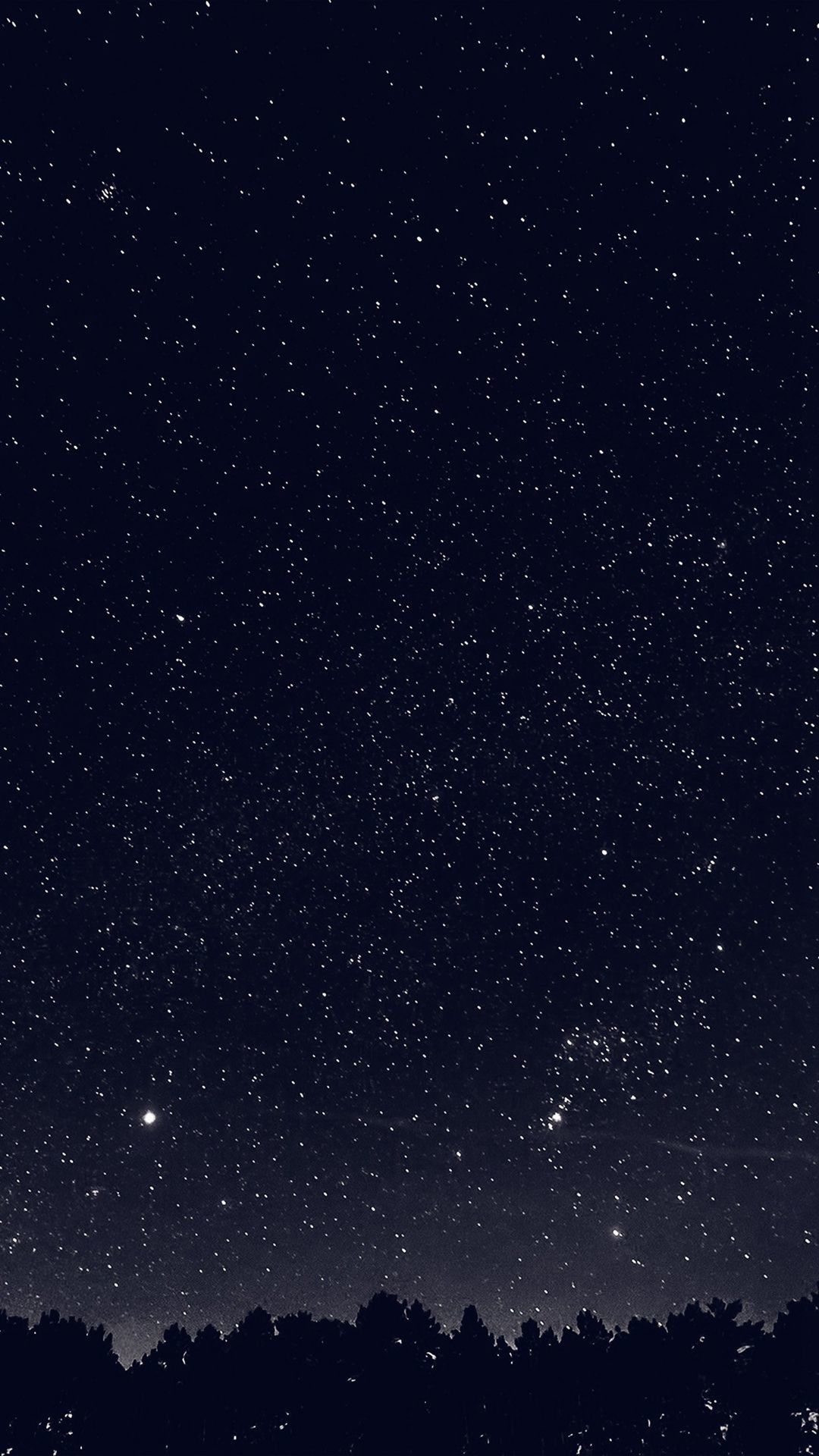 Cielo notturno stellato scuro, 1080x1920 Verticale, iPhone Pro Max