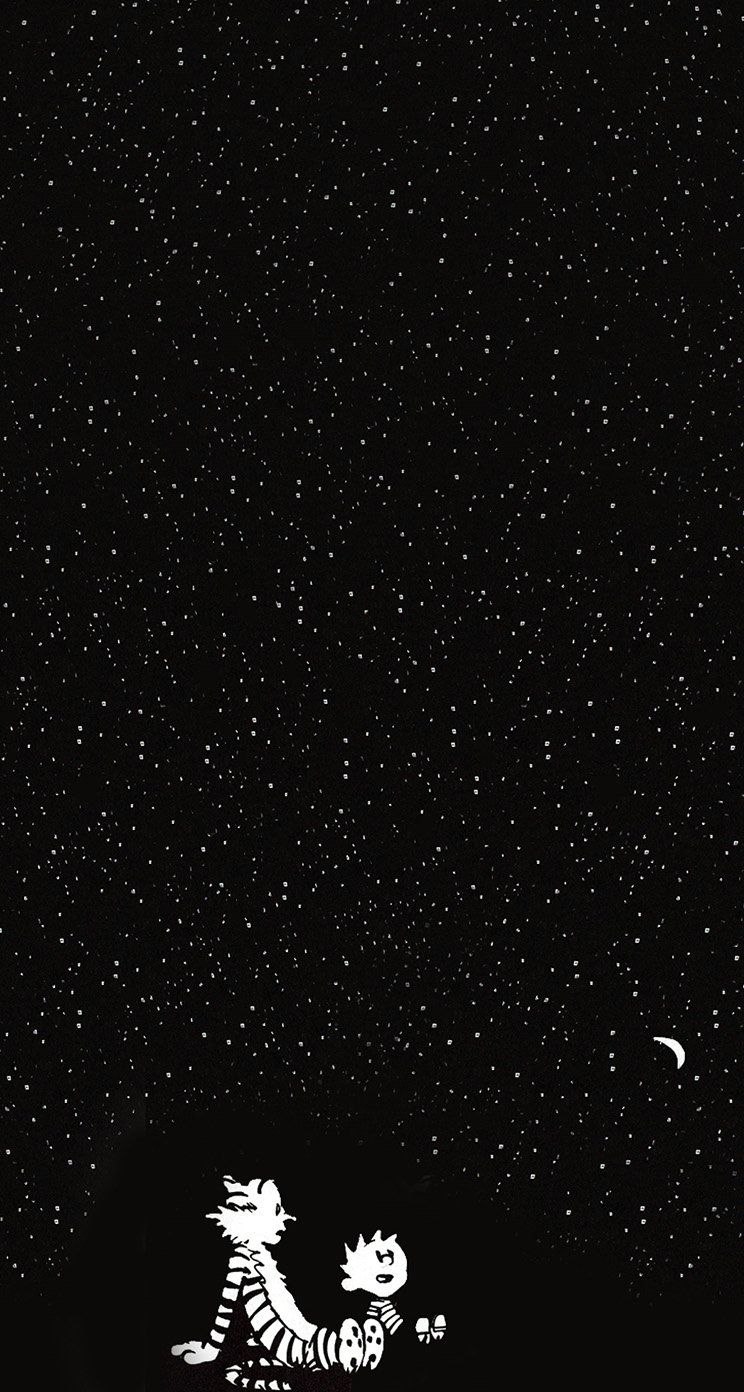Via Lattea stelle nero, 720x1281 Verticale, iPhone