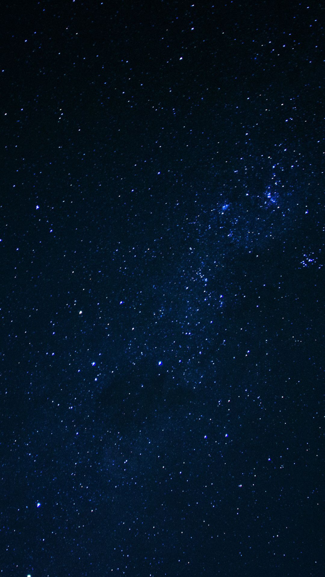 Cielo stellato notturno blu, 1080x1920 Full HD Verticale, iPhone Pro Max
