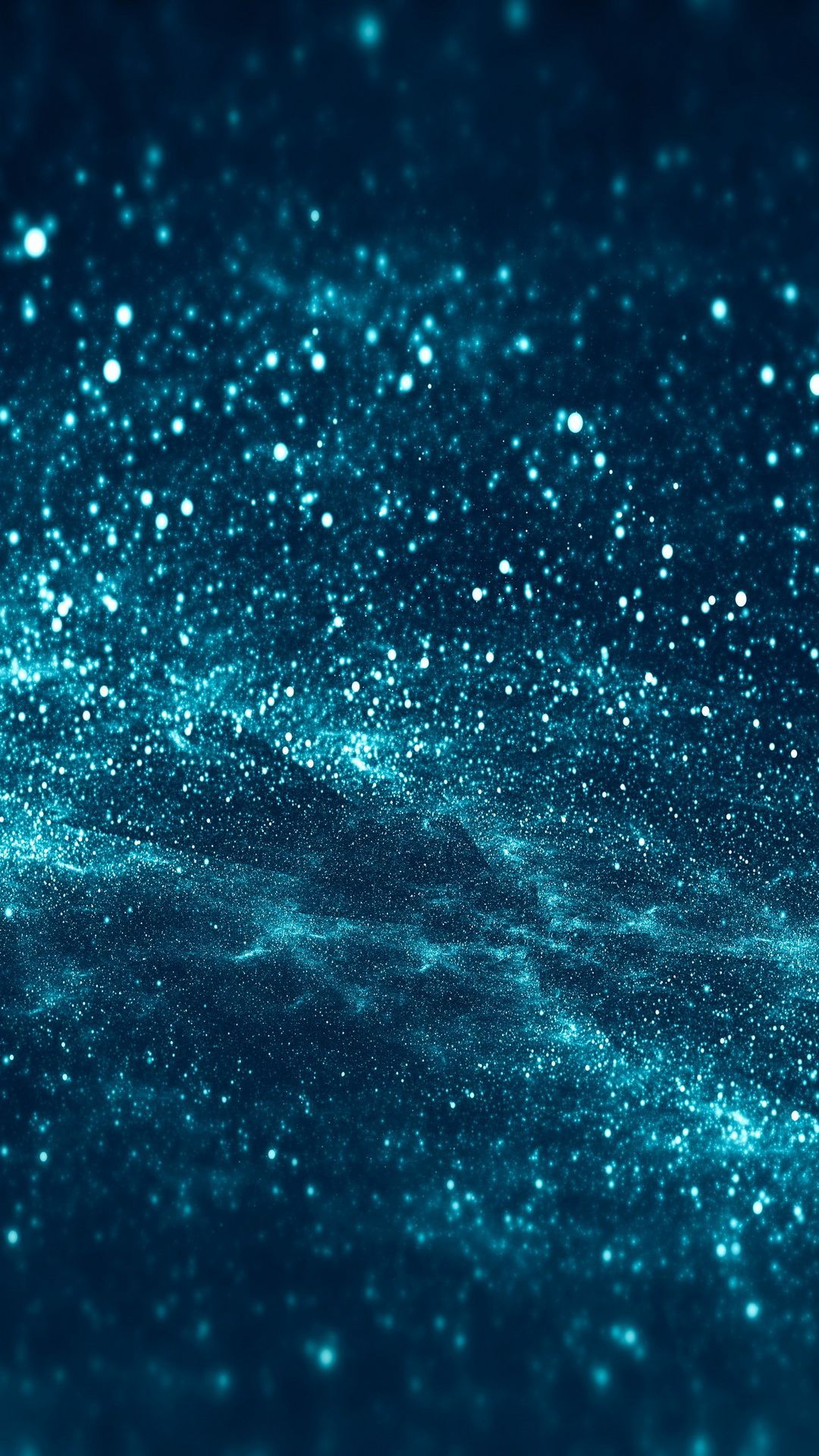 Particelle blu scintillanti astratte, 1080x1920 Verticale, iPhone