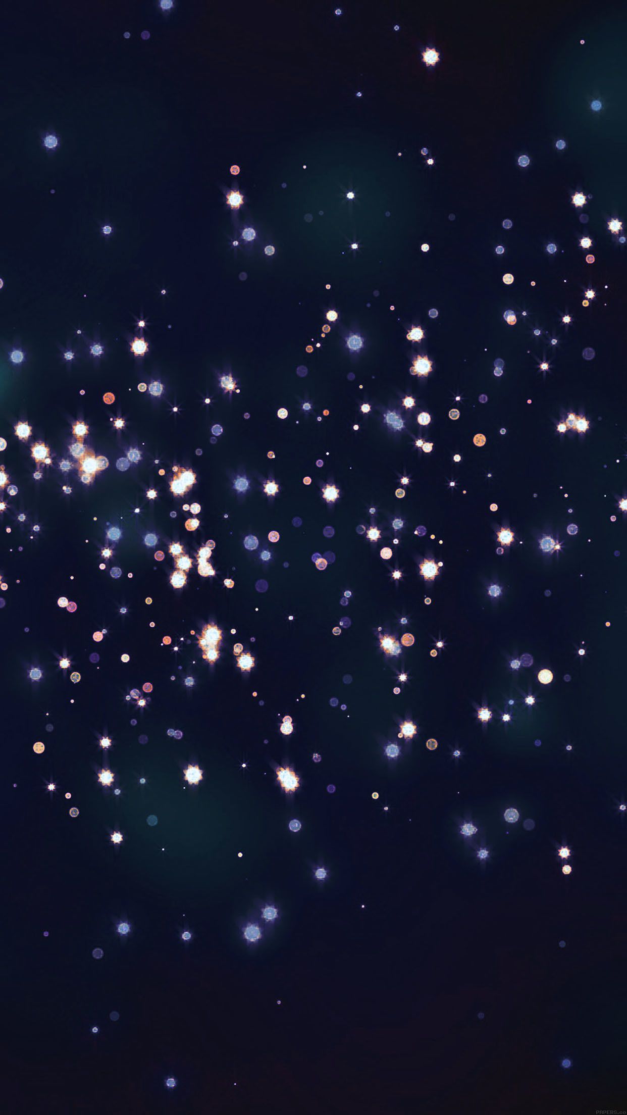 Stelle luminose cielo notturno, 1242x2208 Verticale, iPhone Pro