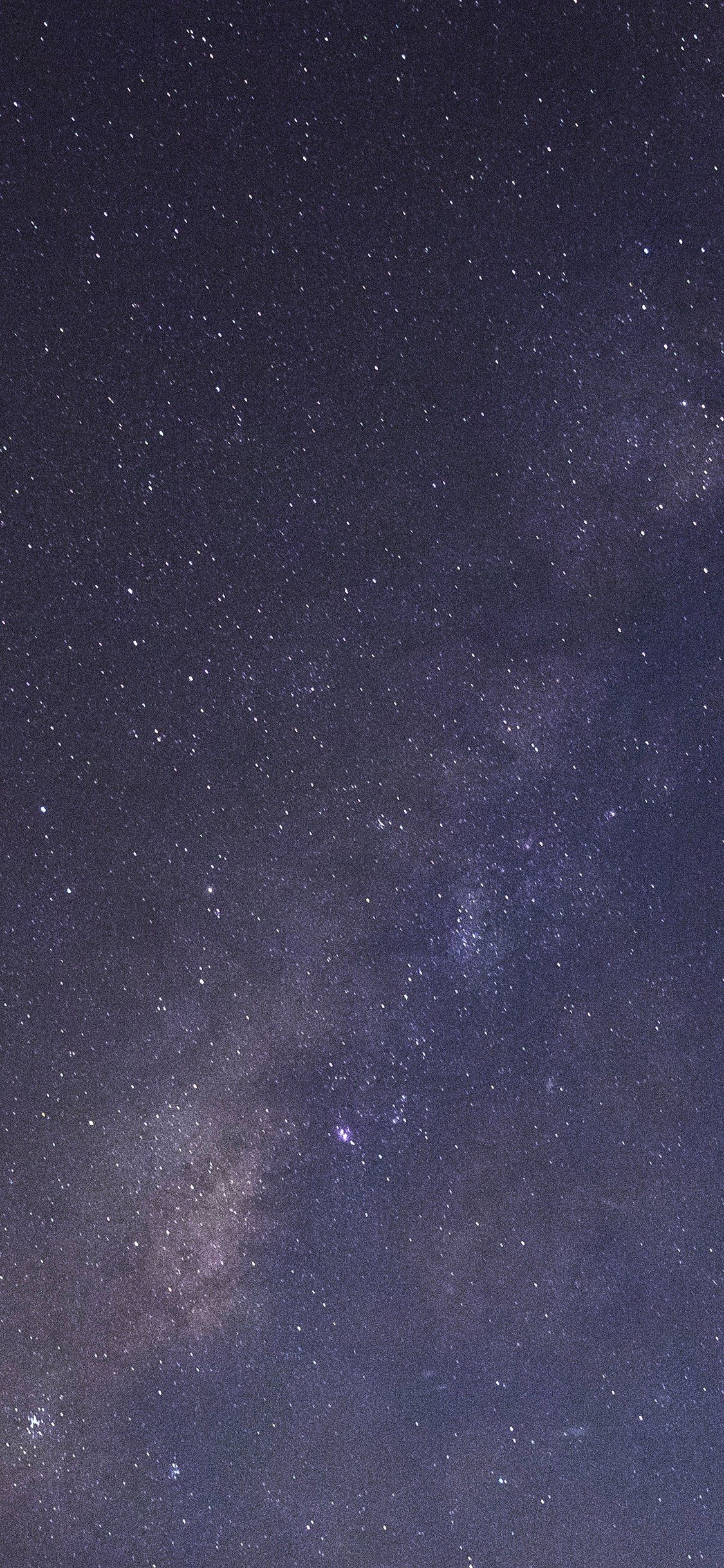 Cielo notturno stellato viola, 1125x2436 Verticale, iPhone
