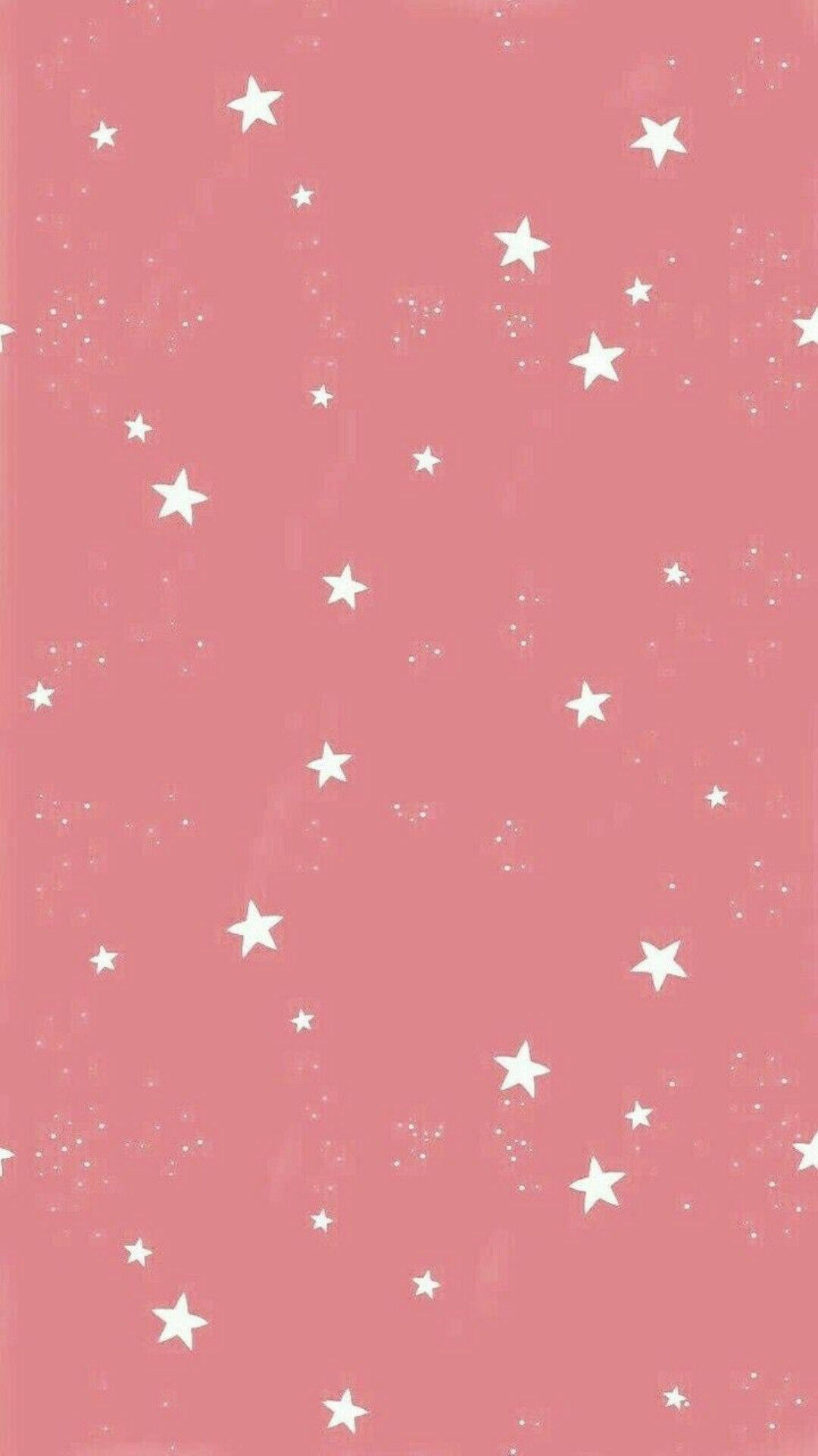Stelle bianche su rosa, 1080x1920 Full HD Verticale, iPhone