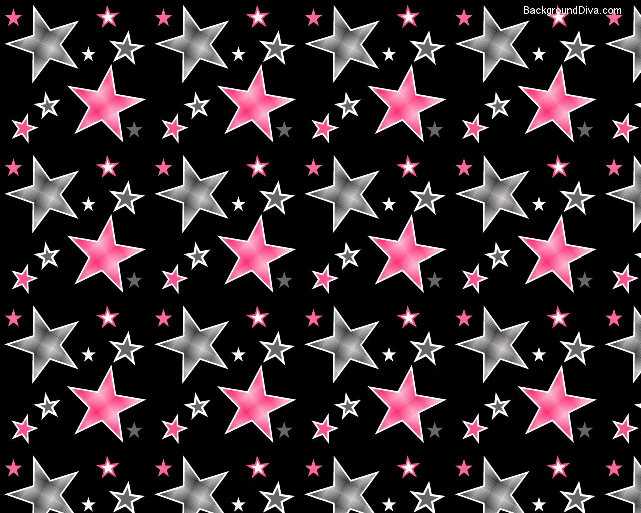 Stelle bianche su rosa, 750x1333 Verticale, Telefono