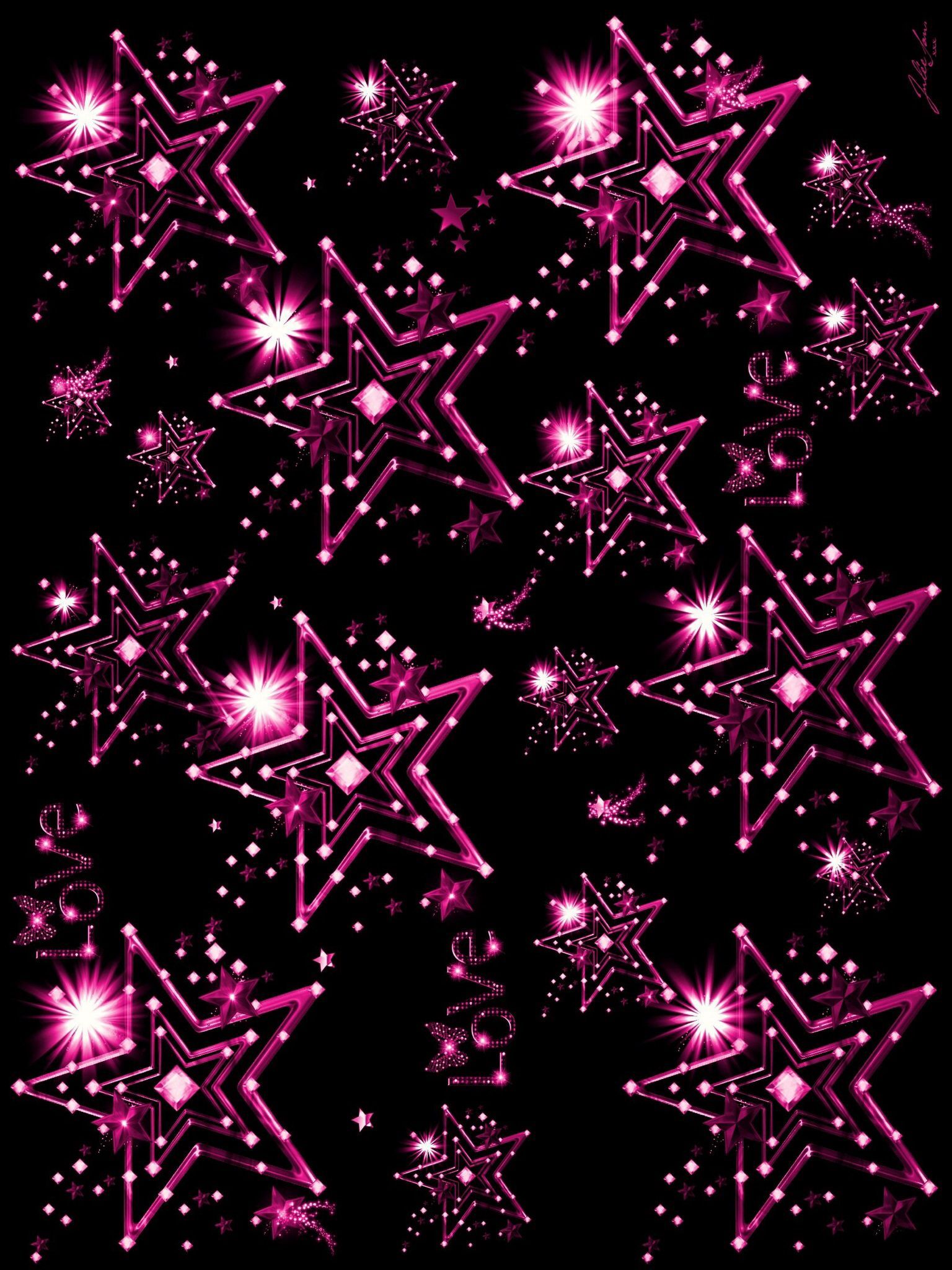 Stelle viola su sfondo viola, 1024x768 HD, Laptop