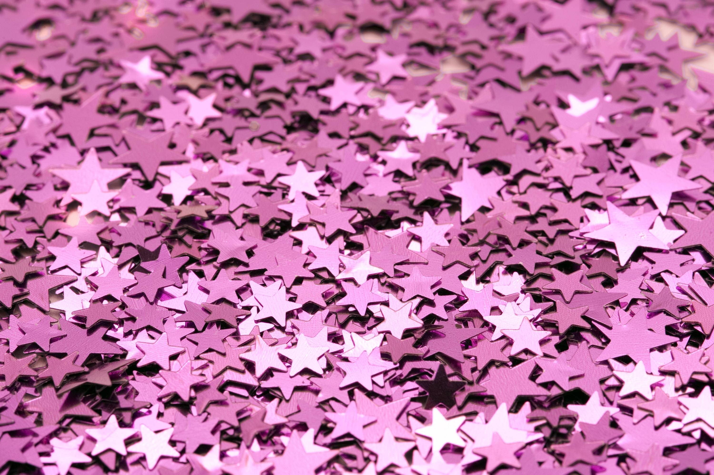 Stelle rosa brillanti con scritta Love, 1080x1920 Full HD Verticale, iPhone