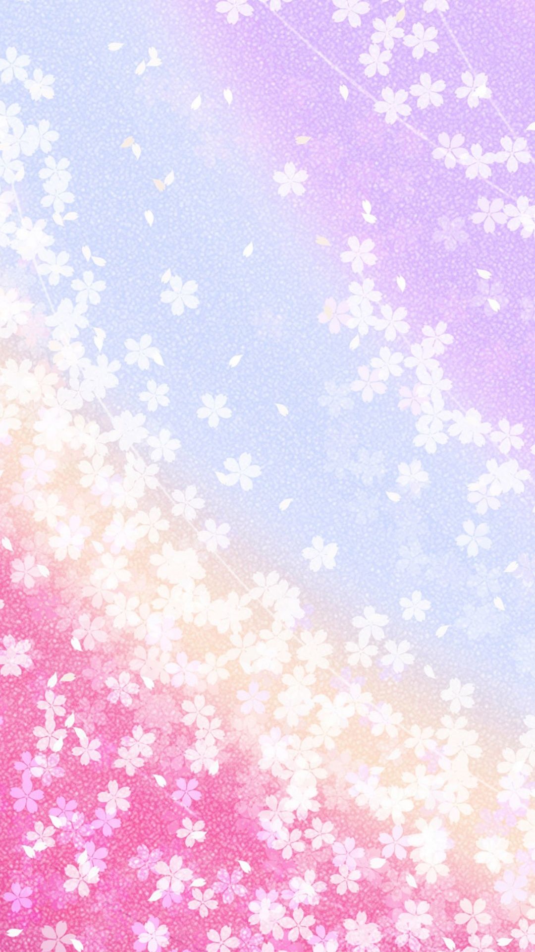 Fiori di ciliegio rosa glitter, 1080x1920 Verticale, Samsung Galaxy