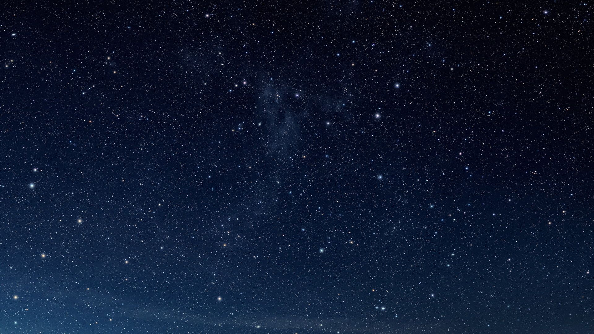 Cielo notturno stellato blu, 1920x1080 Full HD, PC
