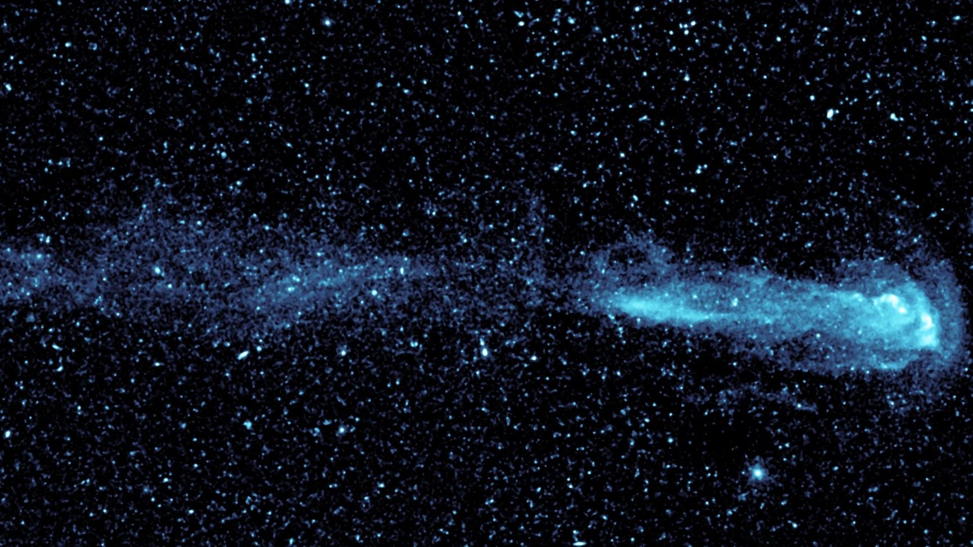 Nebulosa blu tra le stelle, 1920x1080 1080p, PC