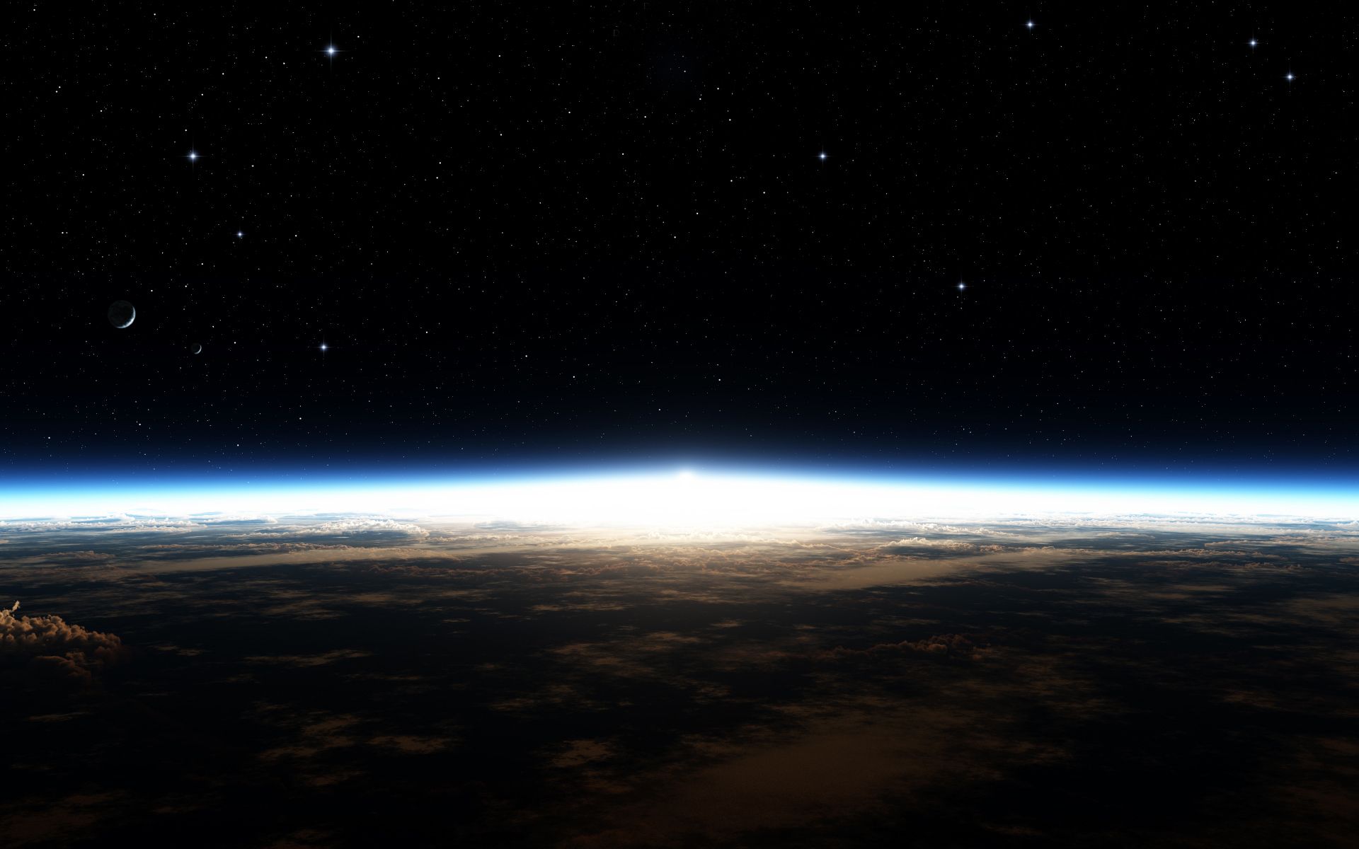 Terra vista dallo spazio, alba, 1920x1200 Full HD+ WUXGA, Monitor Gaming