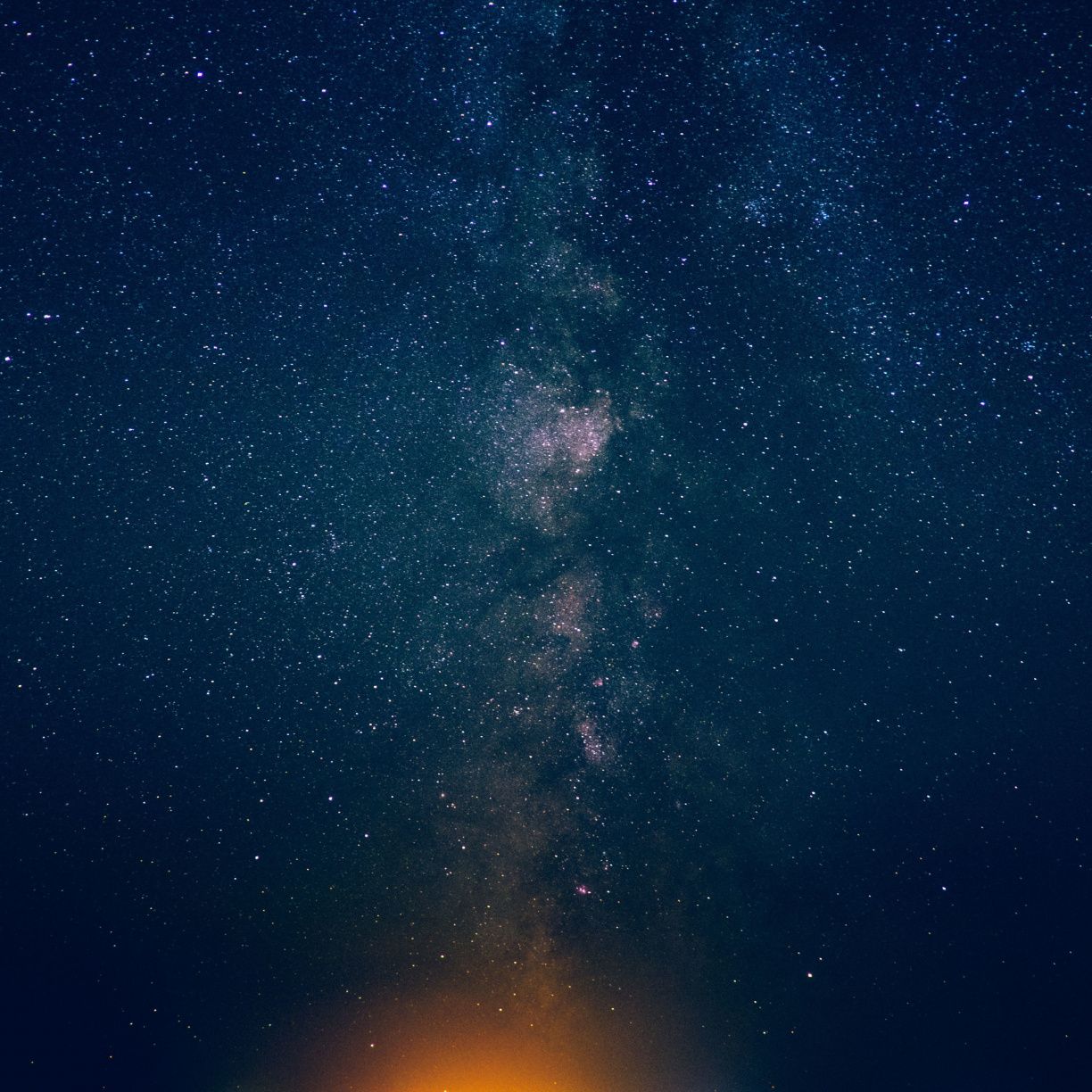 Cielo notturno con Via Lattea, 1224x1224 HD, PC Desktop