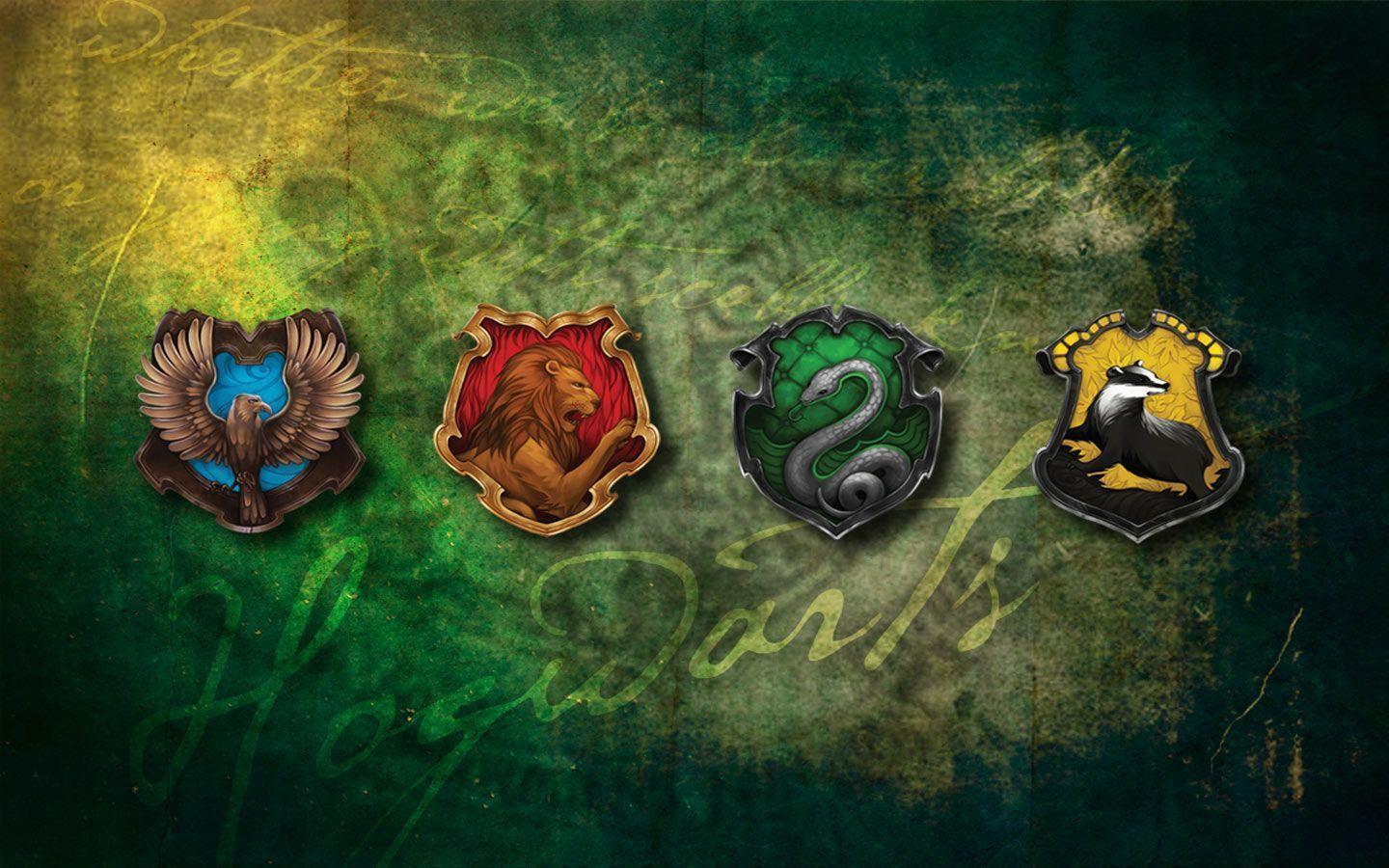 Stemmi case Hogwarts Harry Potter, mondo magico, 1440x900 720p, PC