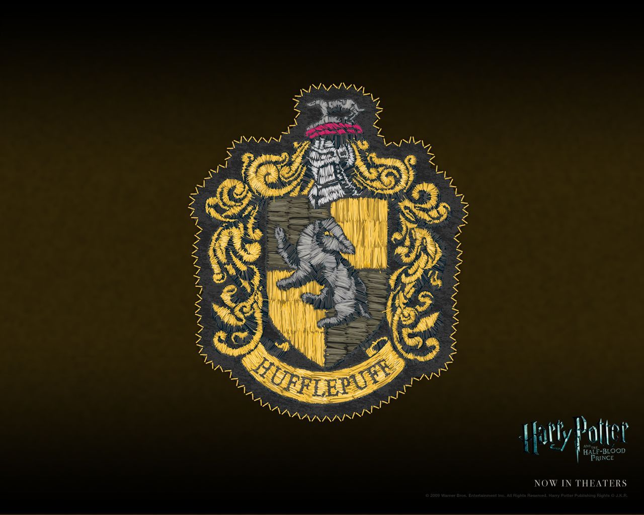 Stemma Hufflepuff Harry Potter, 1280x1024 720p, PC