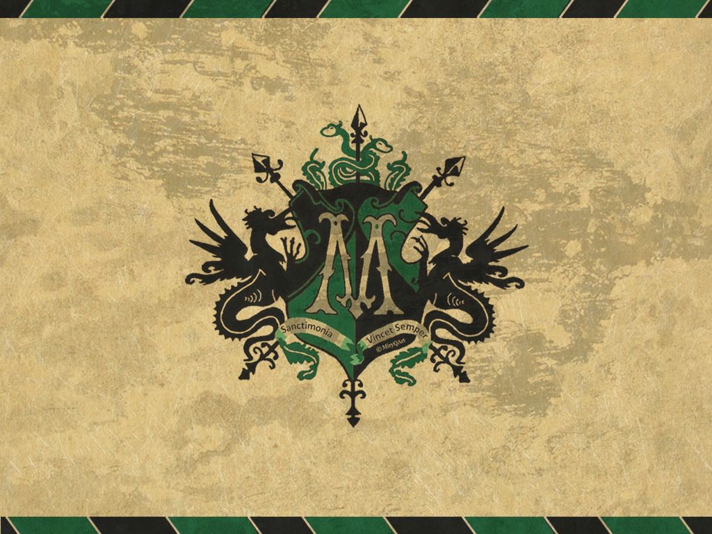 Stemma Serpeverde Harry Potter, 1024x768 HD, PC