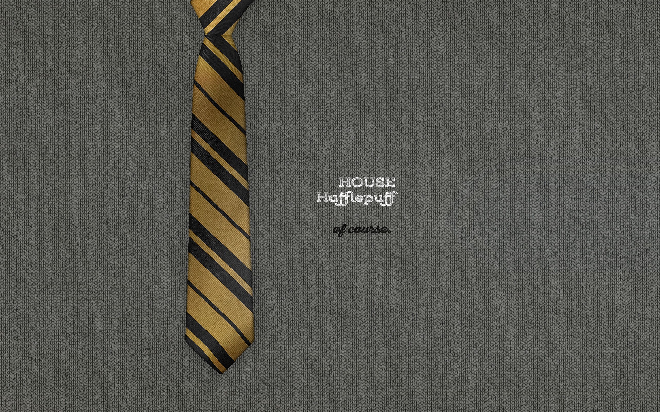 Cravatta gialla e nera Hufflepuff, 2560x1600 WQXGA, Laptop