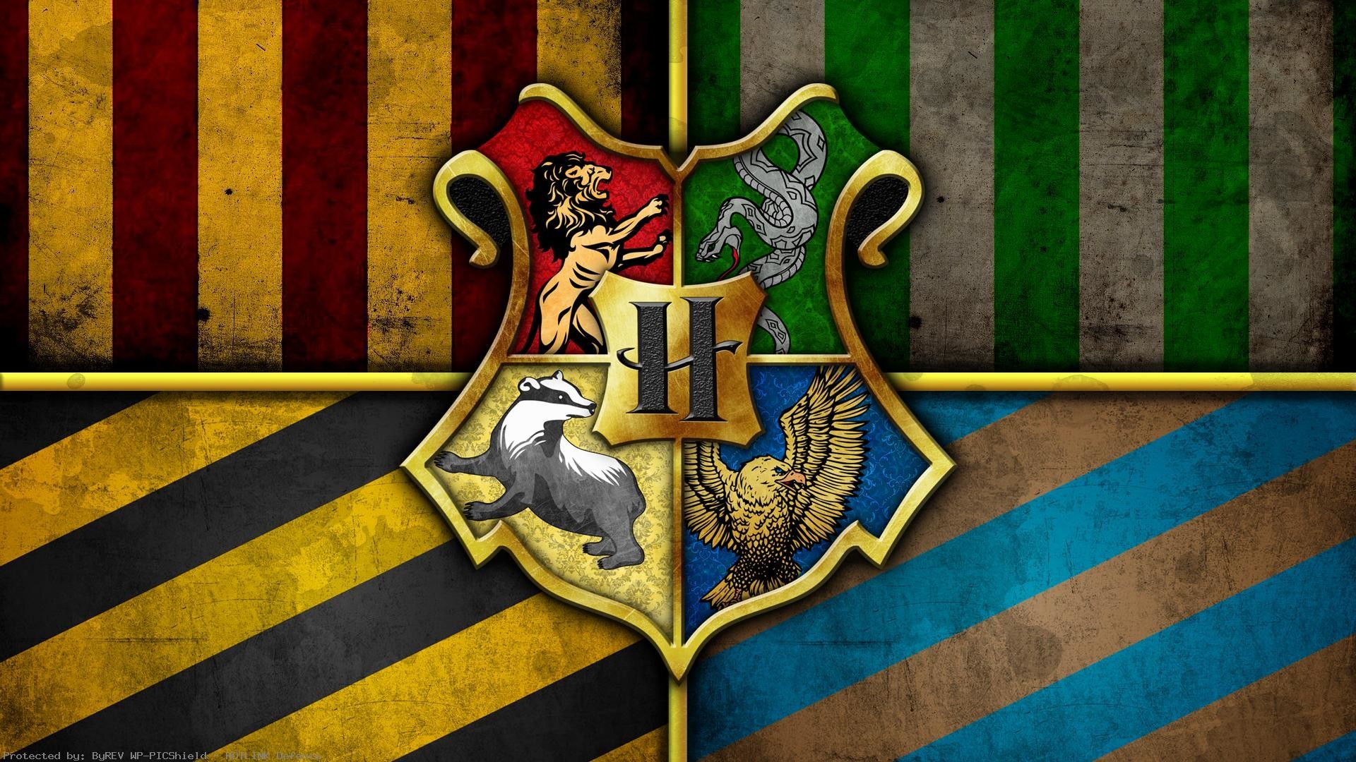 Stemma Hogwarts quattro case, scuola di magia, 1920x1080 1080p, PC