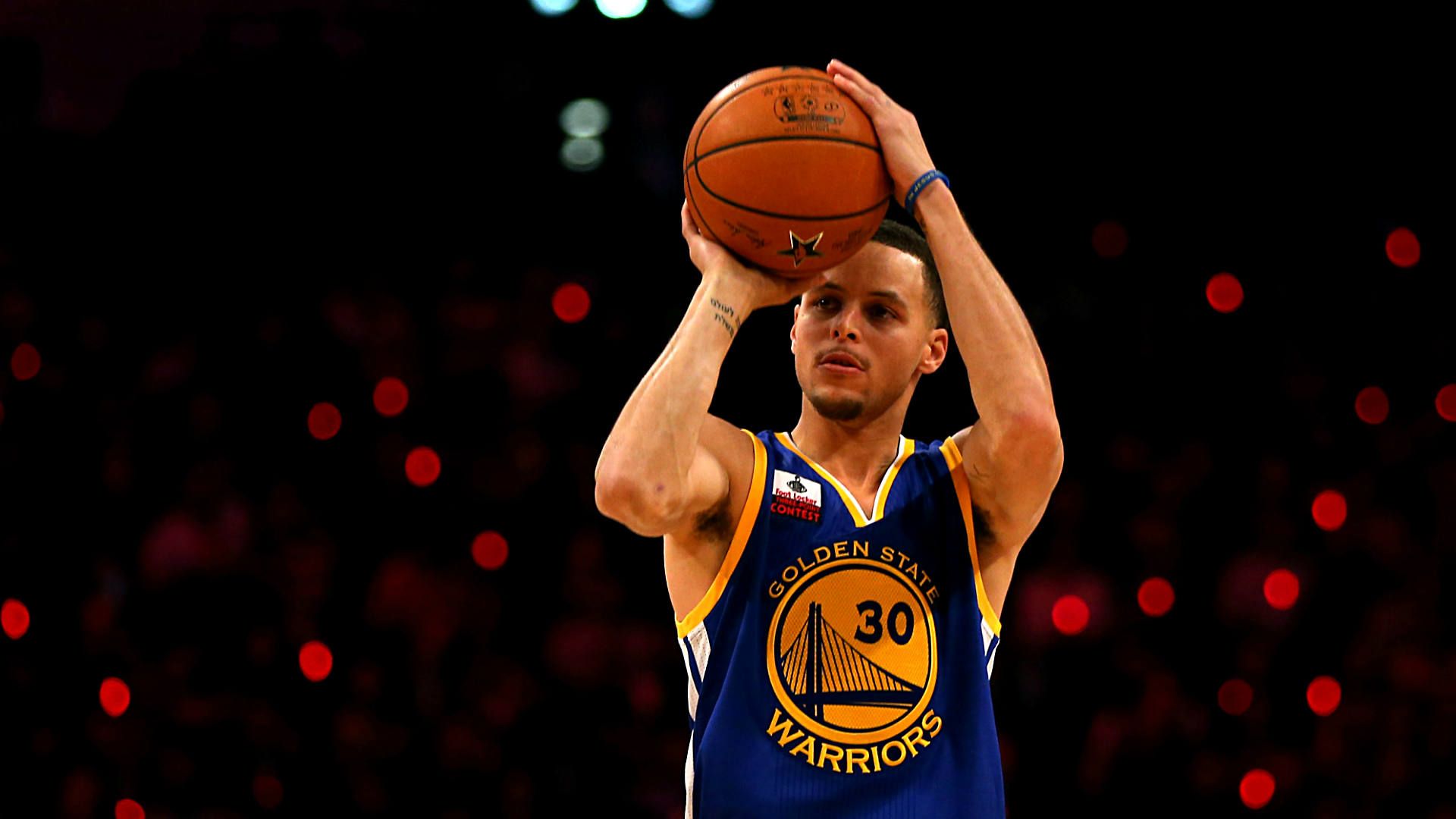 Steph Curry tiro Warriors, 1920x1080 Full HD 1080p, PC