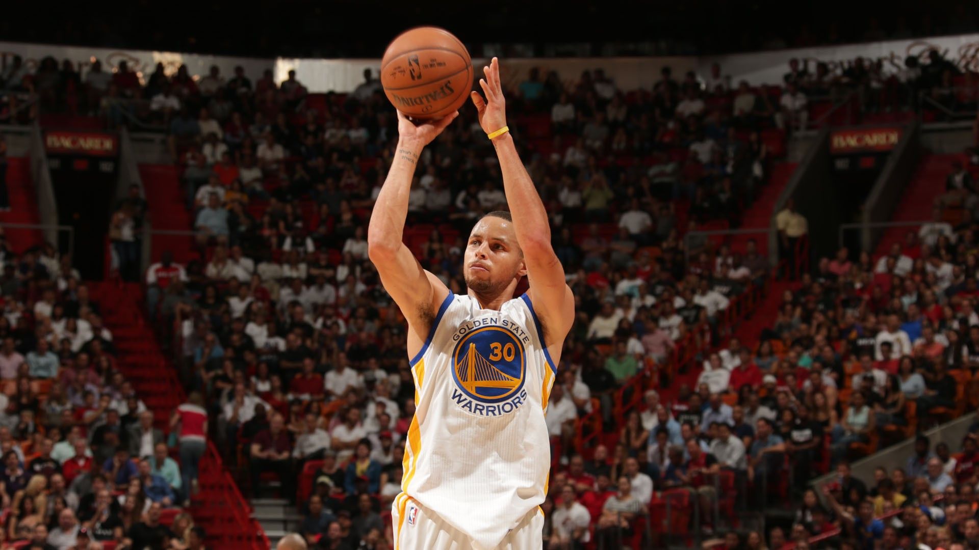 Steph Curry tiro basket, Stephen Curry, 1920x1080 Full HD, Desktop