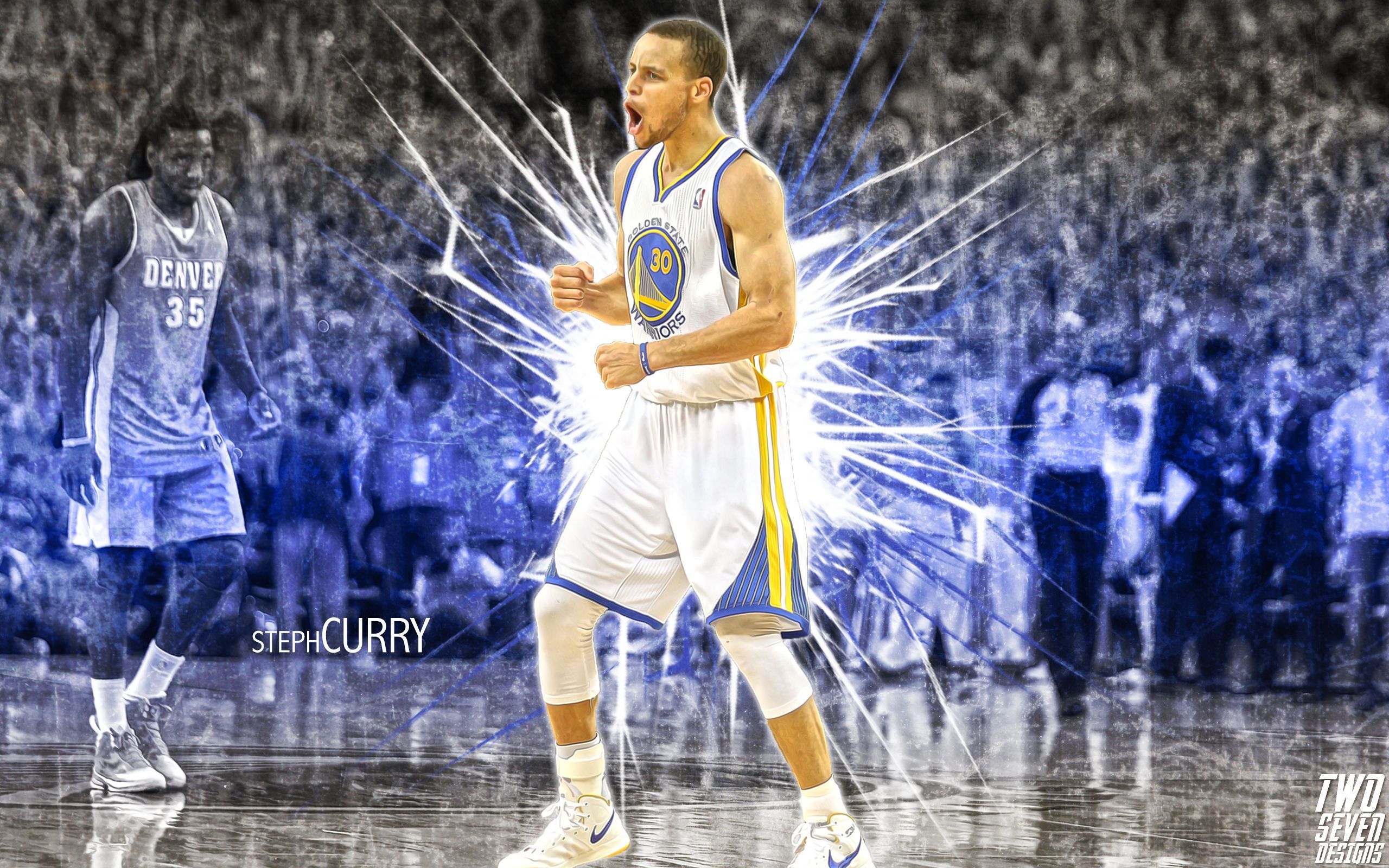 Stephen Curry Warriors basket, 2560x1600 2K+, PC