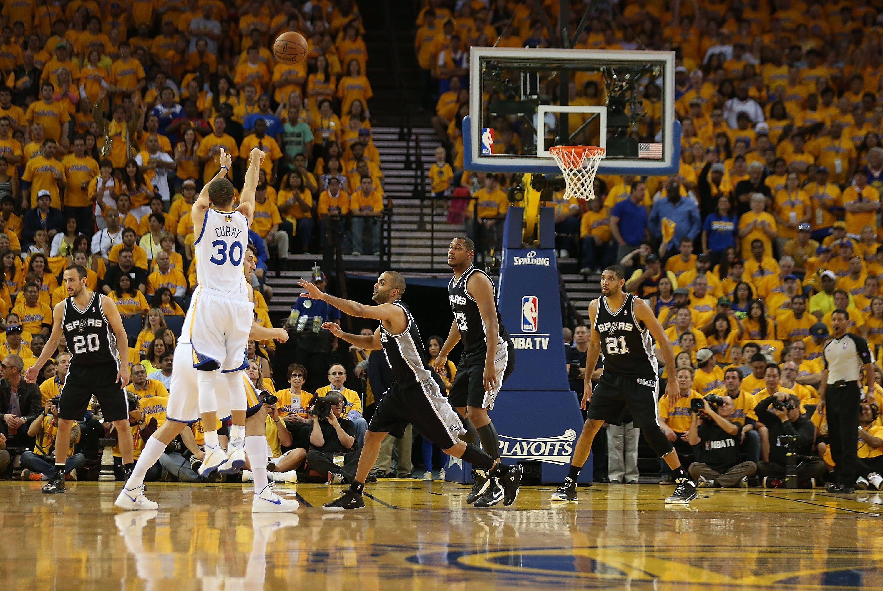 Steph Curry tiro basket, 3000x2010 WQXGA, PC