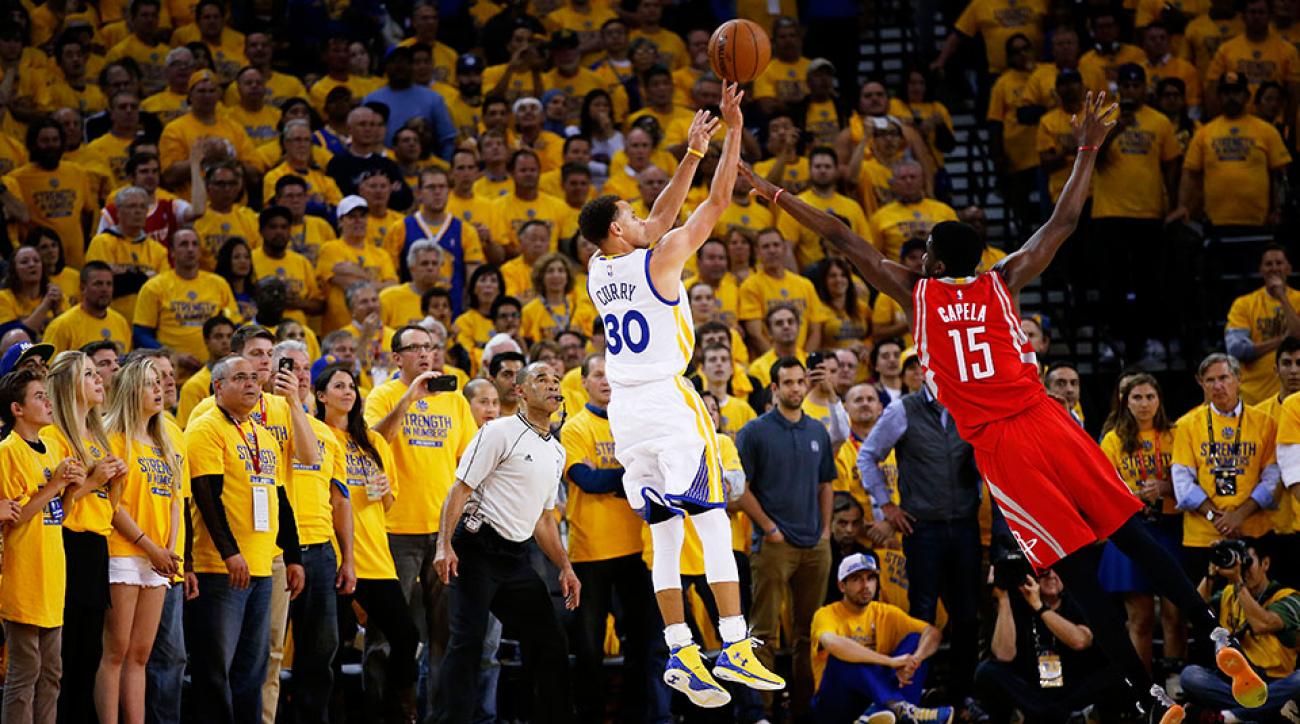 Stephen Curry tiro da tre, 1300x724 HD, Desktop