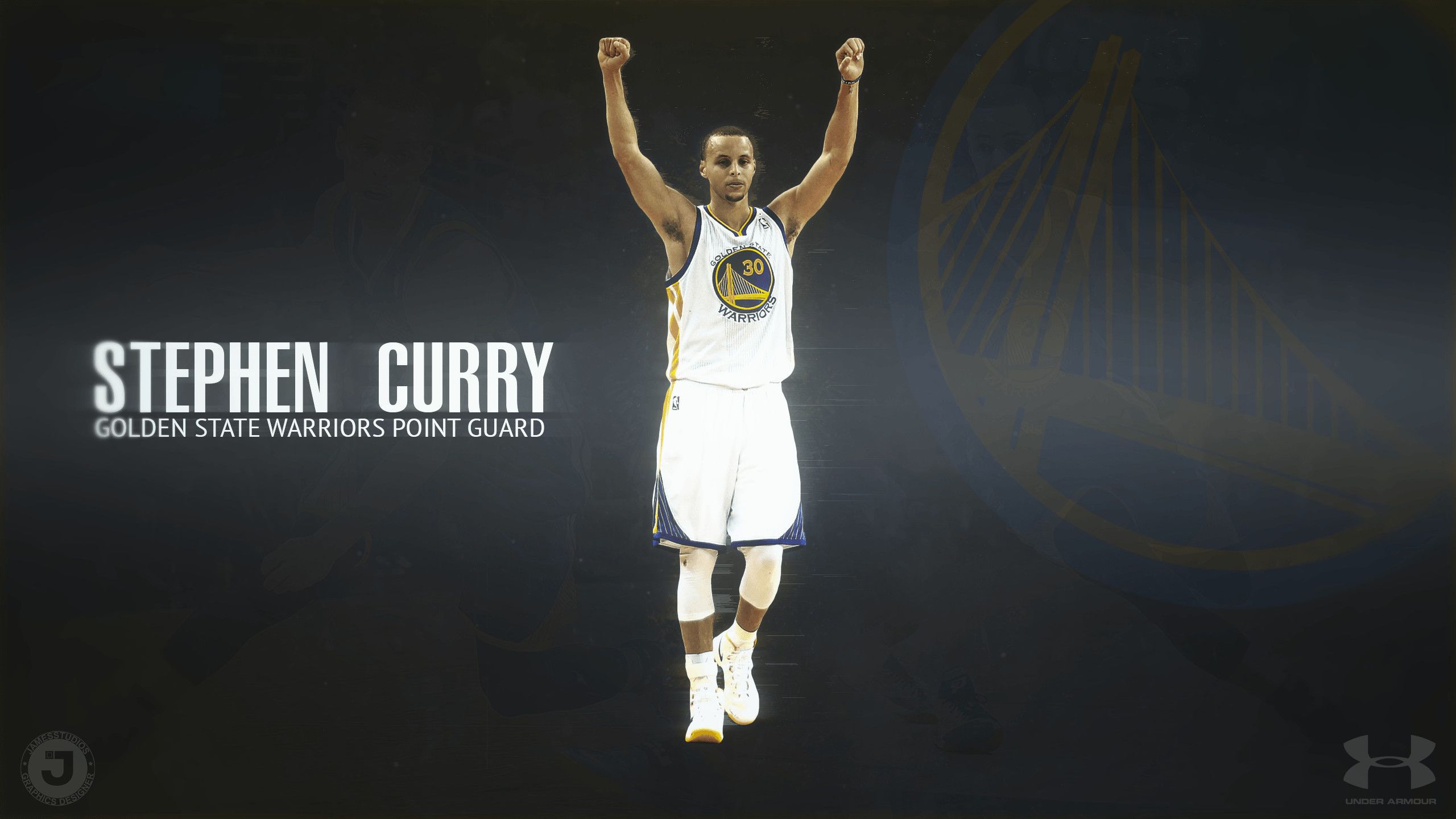 Stephen Curry Golden State Warriors, San Francisco, 2560x1440 QHD, Laptop
