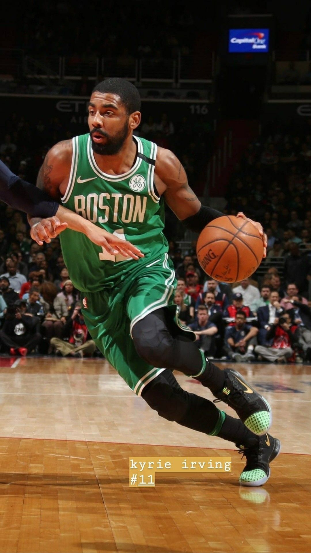 Kyrie Irving Boston Celtics, 1080x1920 Verticale, Telefono