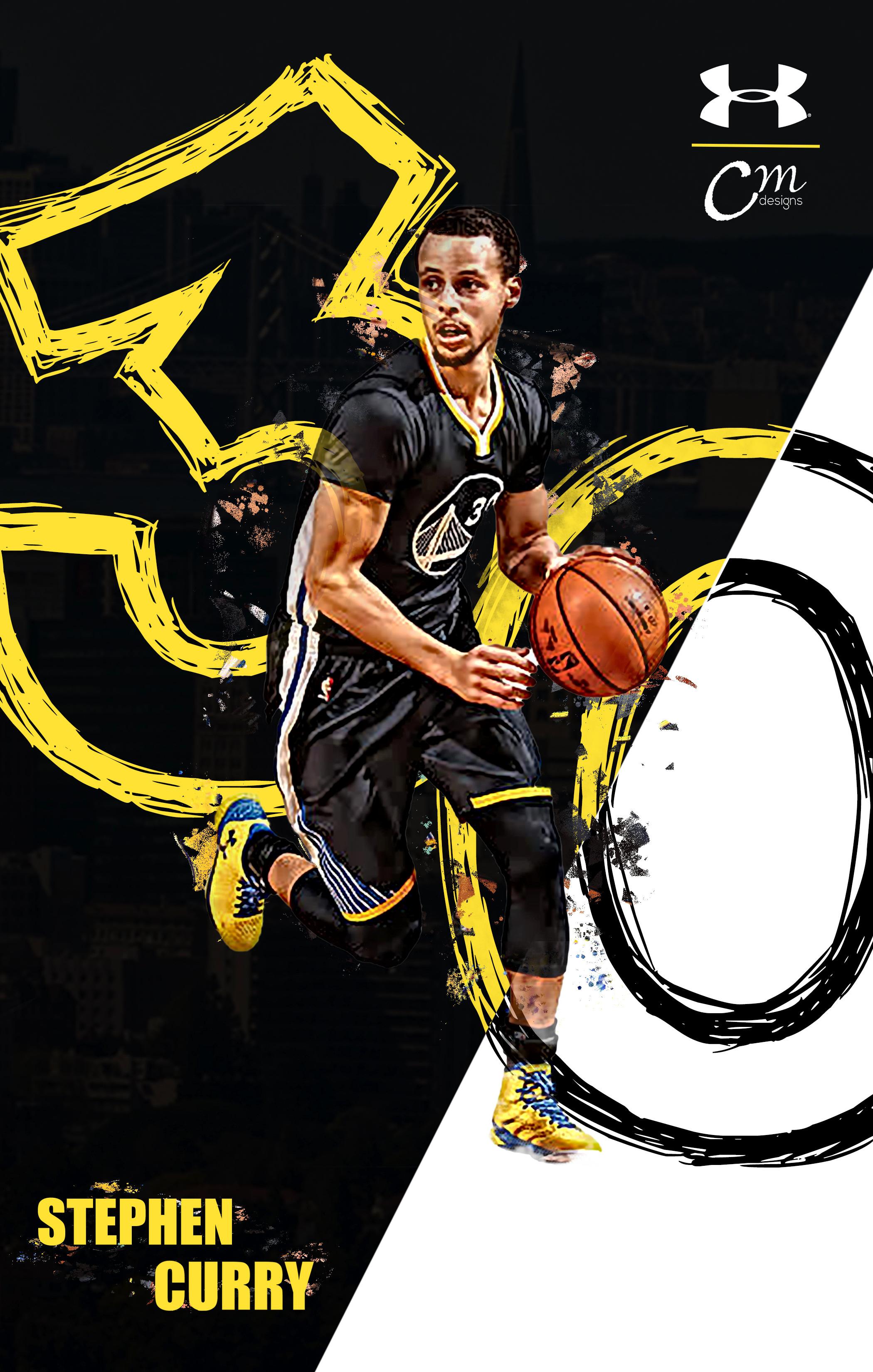 Stephen Curry palleggio basket, 2100x3300 Full HD Verticale, iPhone