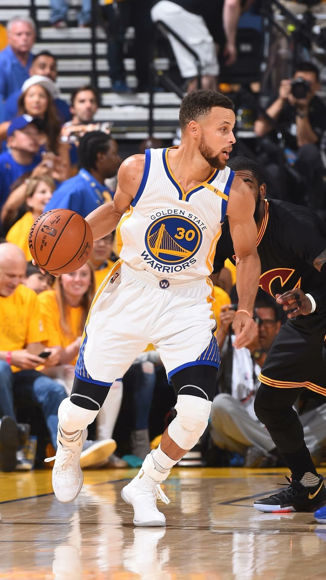Stephen Curry palleggio basket, 1080x1920 Full HD Verticale, Samsung Galaxy