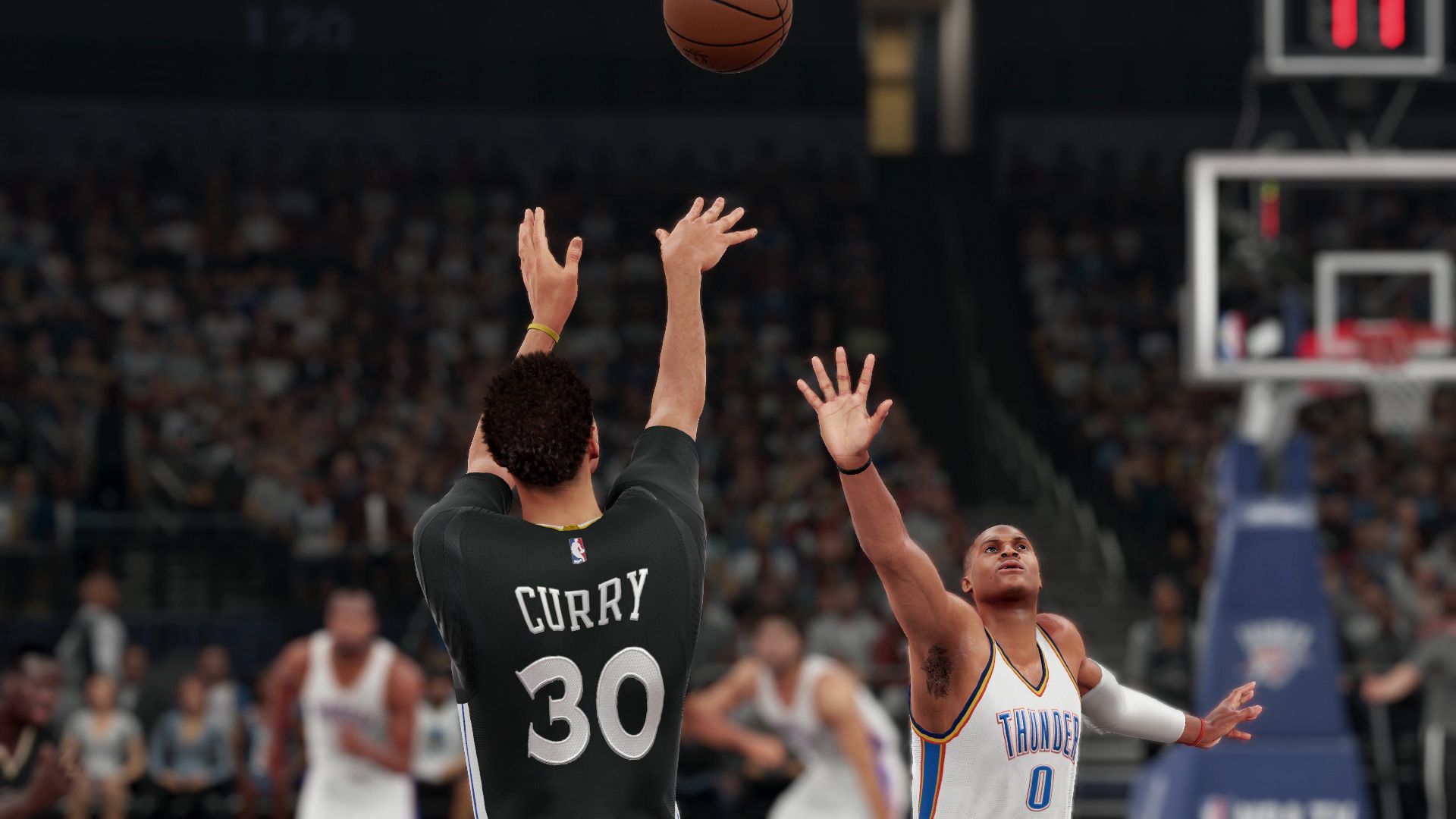 Stephen Curry NBA 2K16 tiro, basket americano, 1920x1080 1080p, Desktop
