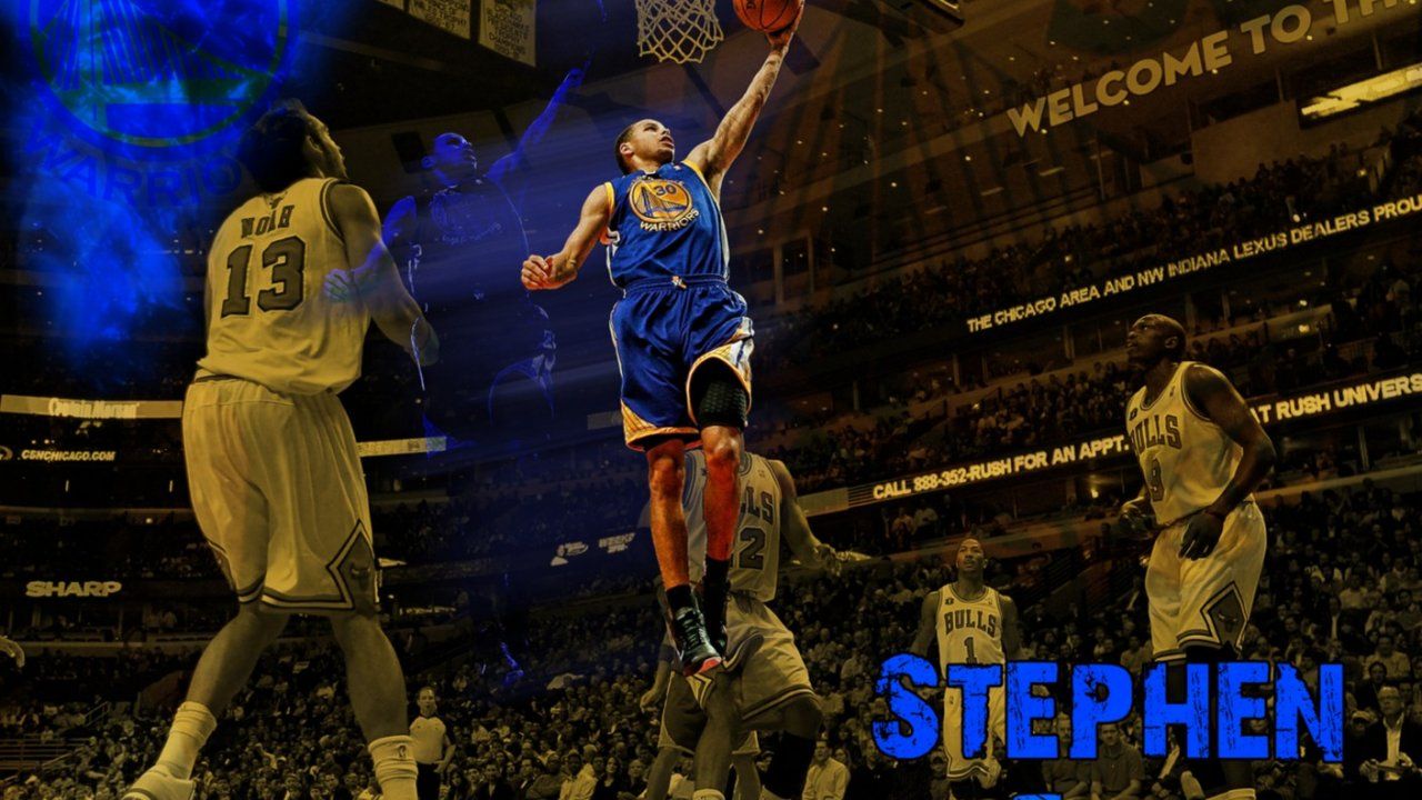 Stephen Curry schiacciata basket, 1280x720 HD, Desktop