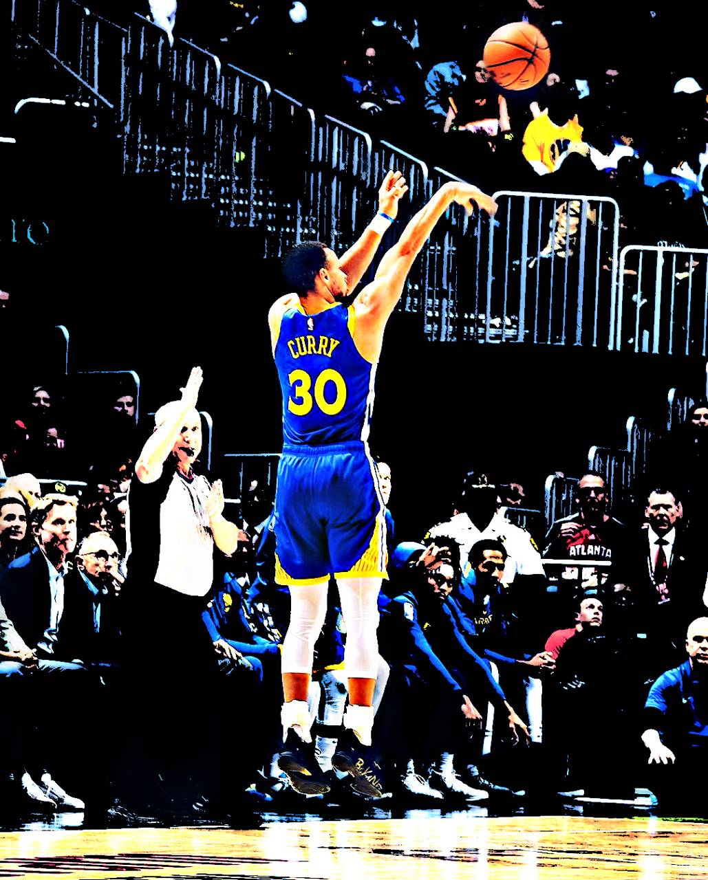 Stephen Curry tiro basket Warriors, 1029x1280 Full HD Verticale, iPhone