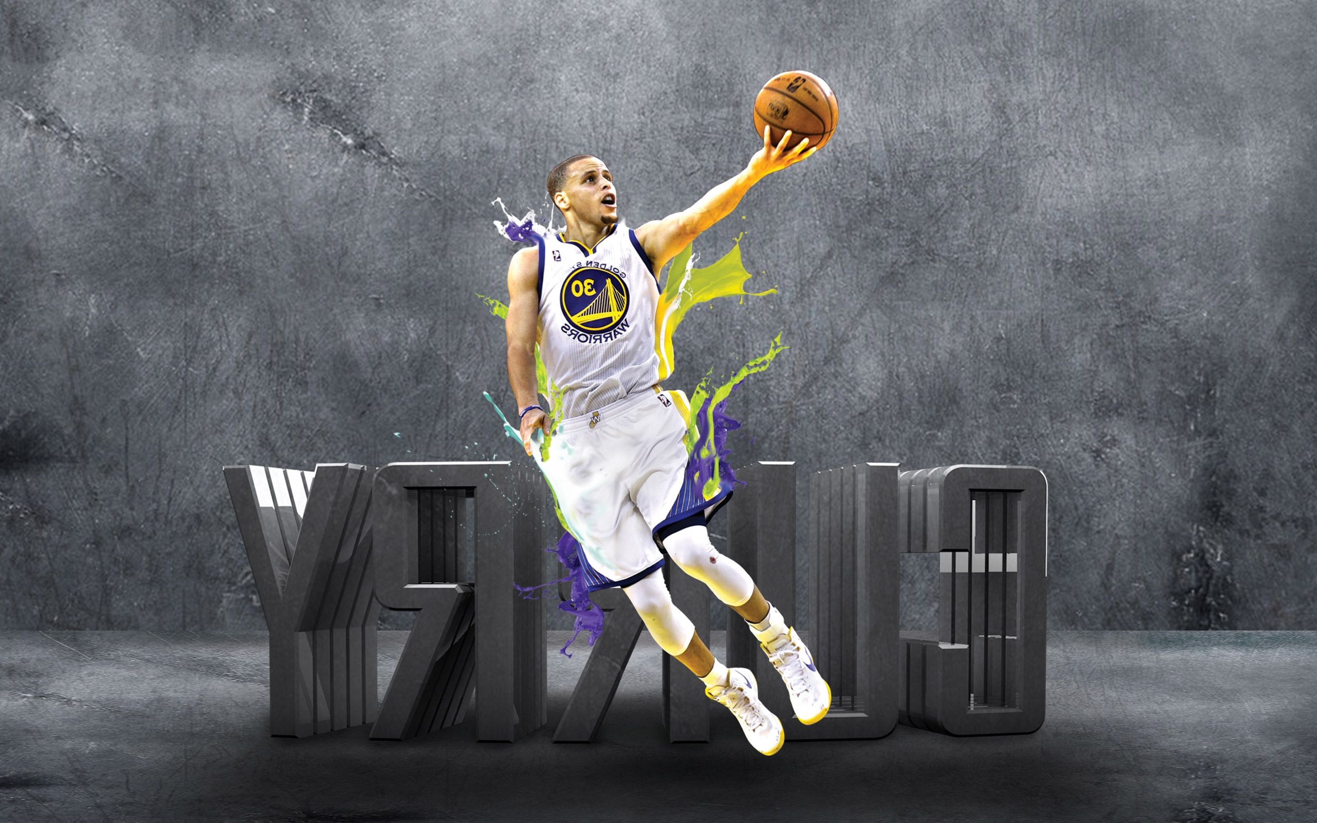 Stephen Curry schiacciata Warriors, 2560x1600 WQXGA, MacBook Pro