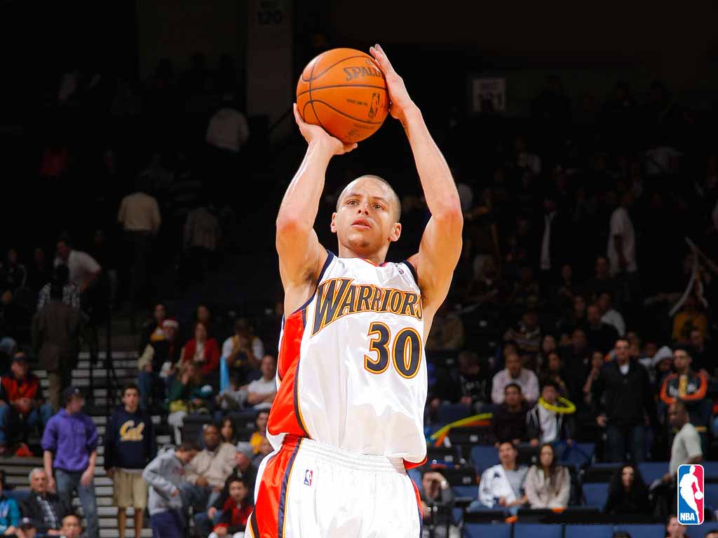 Stephen Curry Warriors tiro, 1024x768 HD, PC Desktop