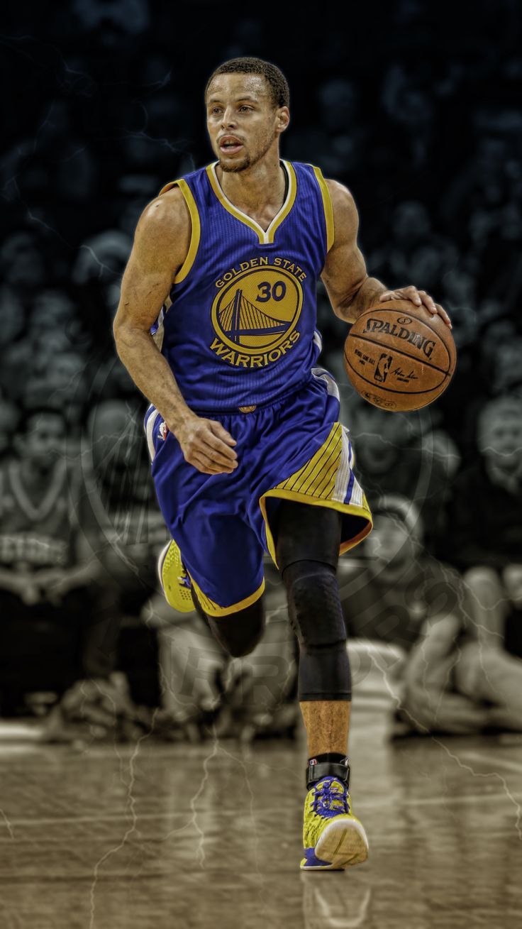 Stephen Curry Golden State Warriors, 736x1309 Verticale, Mobile