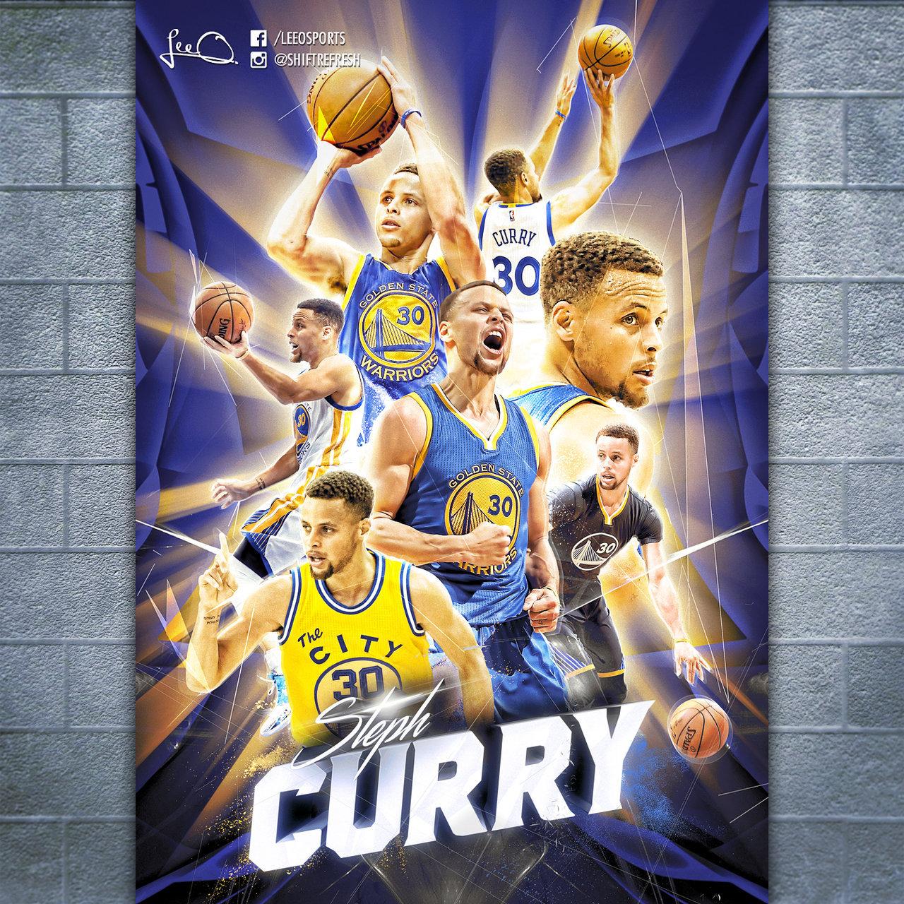 Stephen Curry poster basket, 1280x1280 HD, Desktop
