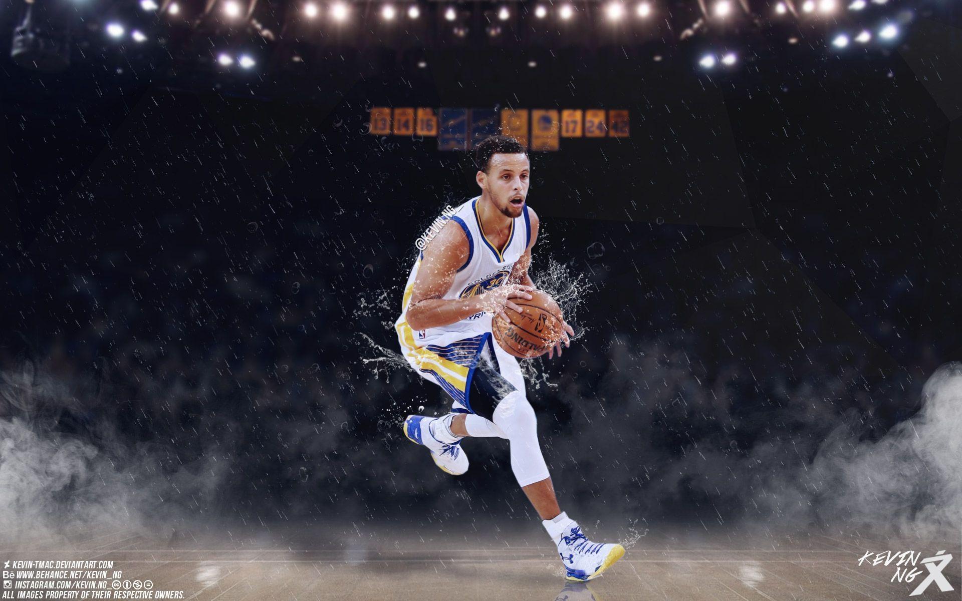 Stephen Curry basket effetto splash, 1920x1200 Full HD+ WUXGA, PC