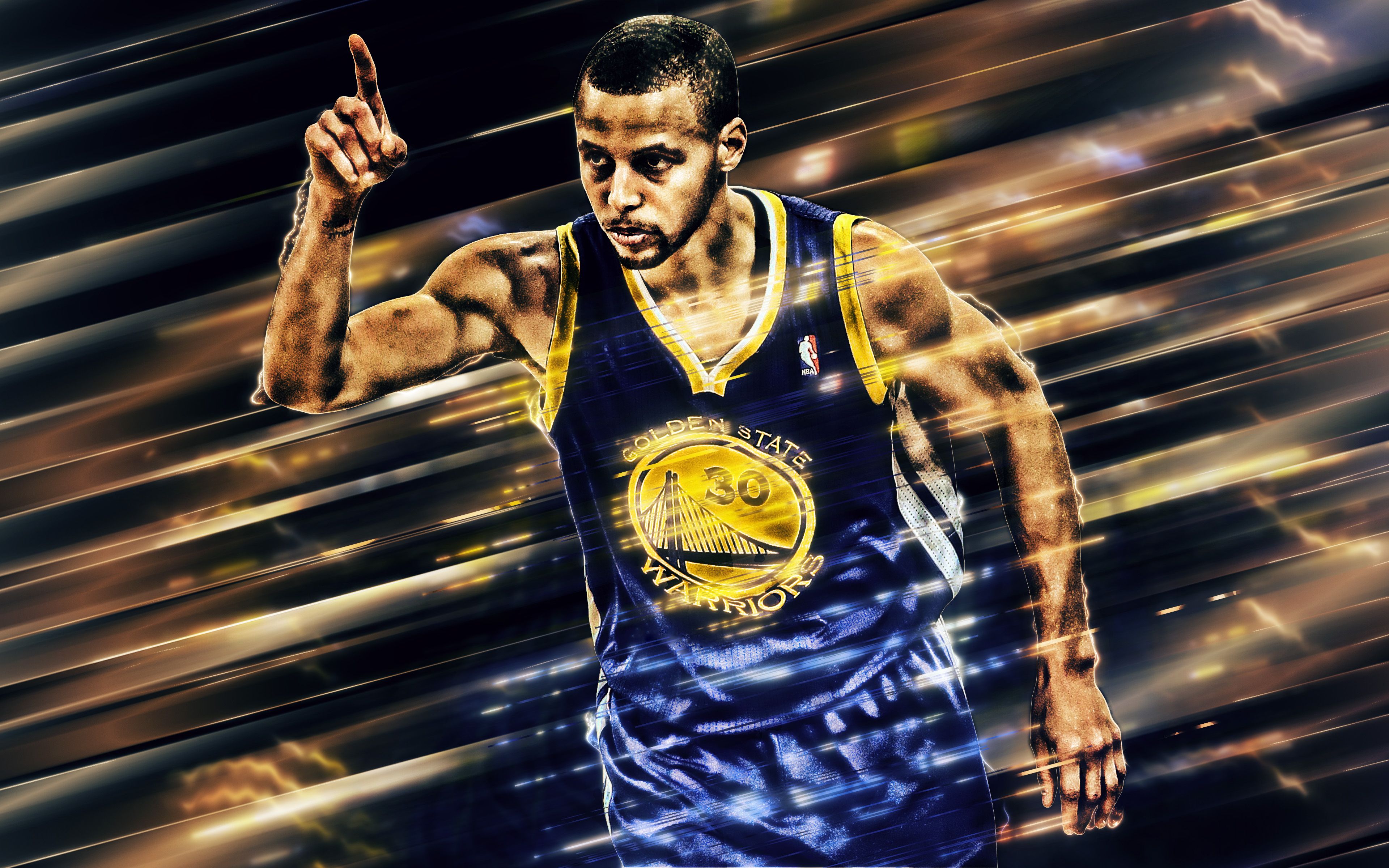 Stephen Curry Golden State Warriors, 3840x2400 UHD, PC 4K
