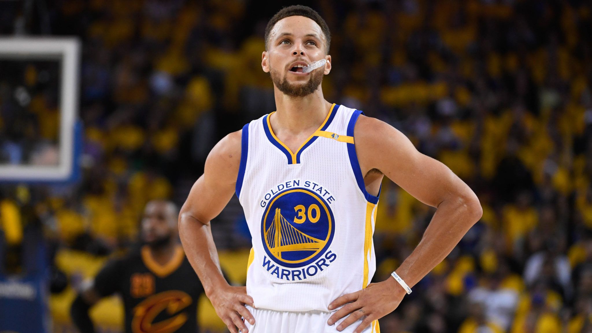 Stephen Curry Golden State Warriors, 2048x1152 alta risoluzione, Desktop