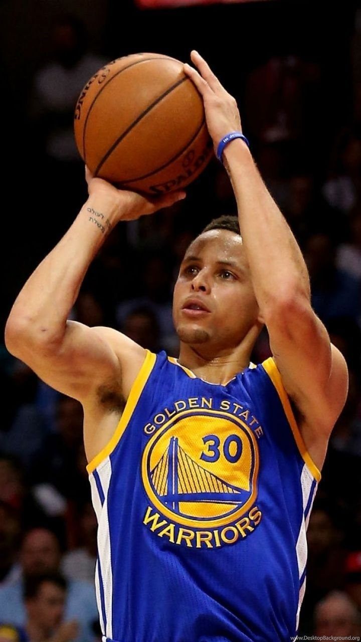 Stephen Curry tiro basket, 720x1280 Full HD Verticale, Smartphone