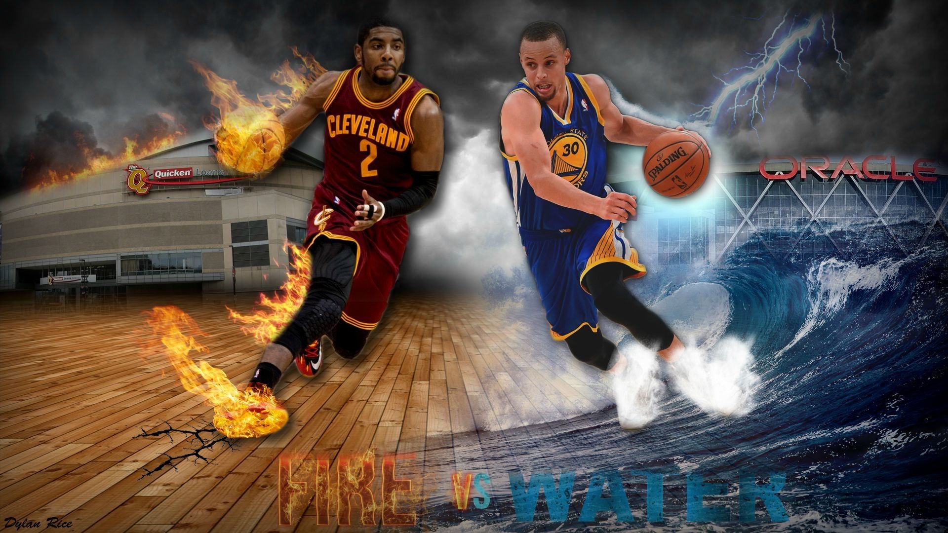 Stephen Curry e Kyrie Irving, 1920x1080 Full HD, Laptop