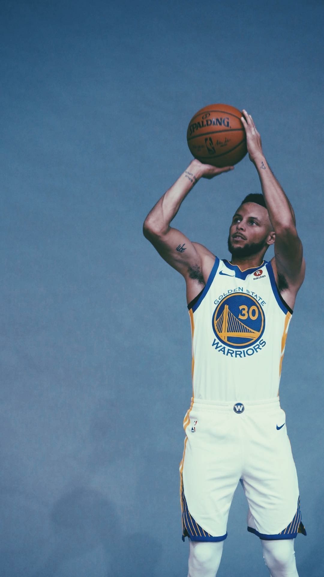 Stephen Curry tiro basket, 1080x1920 Full HD Verticale, Samsung Galaxy