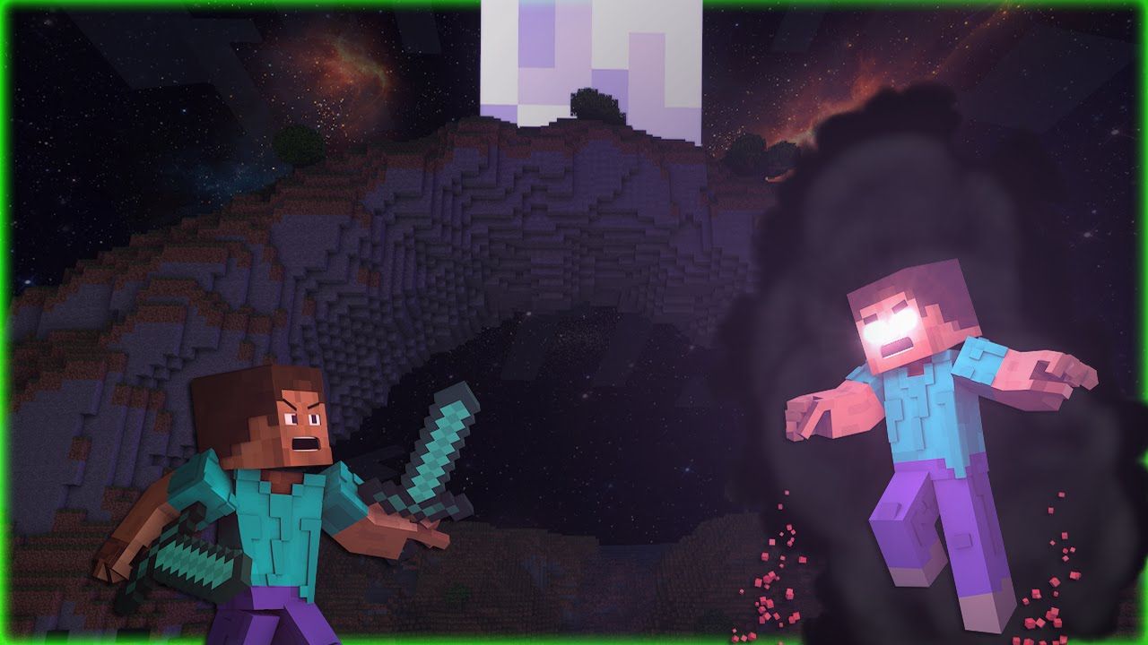 Steve occhi bianchi Minecraft, 1280x720 HD, Desktop