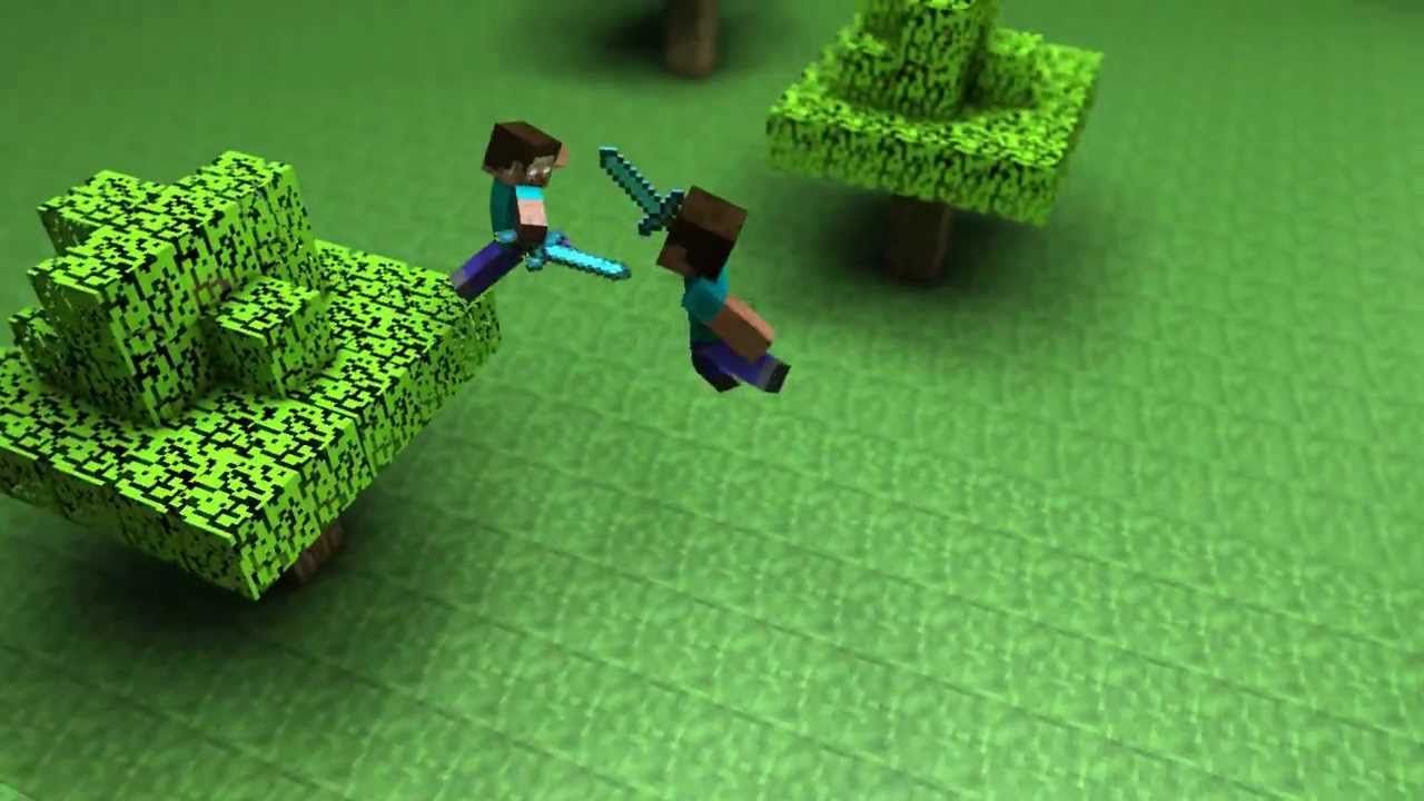 Steve contro Herobrine Minecraft, Mojang, 1280x720 720p, PC