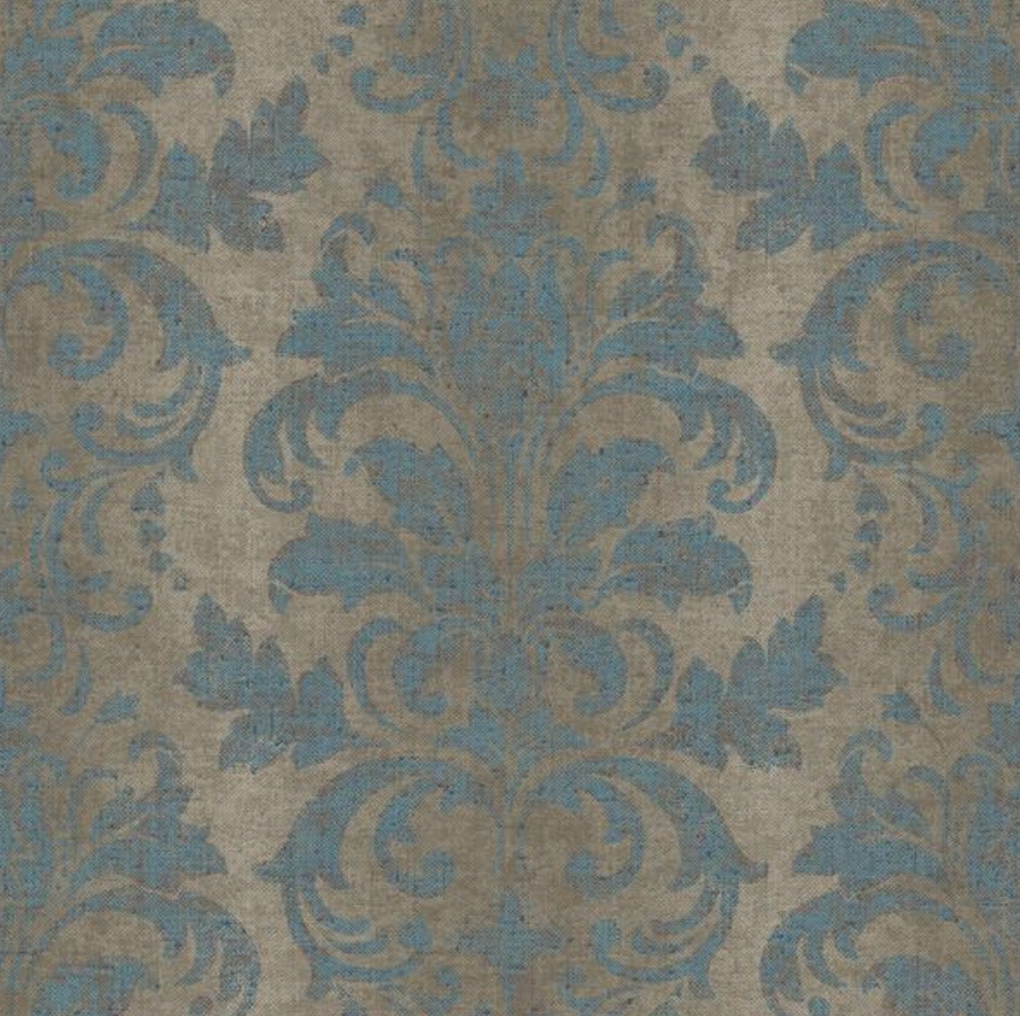 Damask blu antico vintage, 1477x1472 HD, ROG Asus Laptop